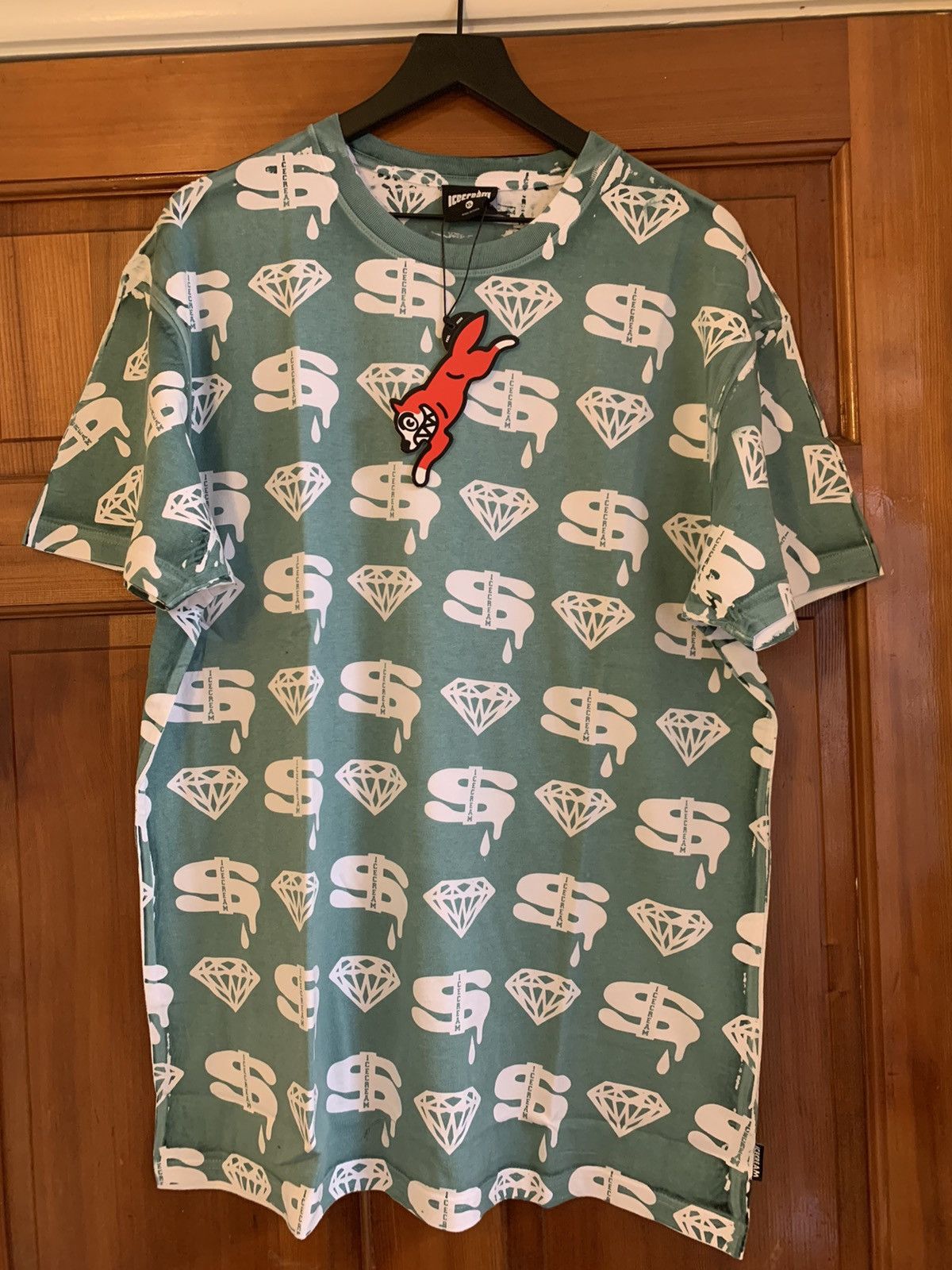 Billionaire Boys Club × Icecream × Pharrell *RARE* New Ice Cream BBC Diamond Dollar Shirt - XL Size US XL / EU 56 / 4 - 1 Thumbnail