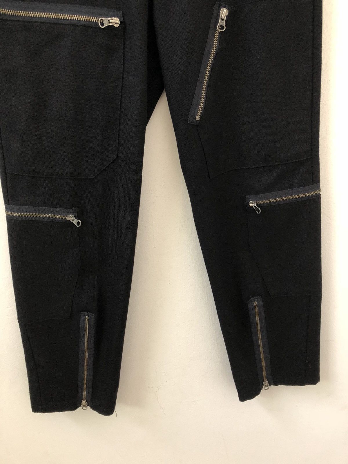 Japanese Brand × Seditionaries VIRUS Japan Black Multiple Zipper Parachute Bondage Size US 30 / EU 46 - 3 Thumbnail