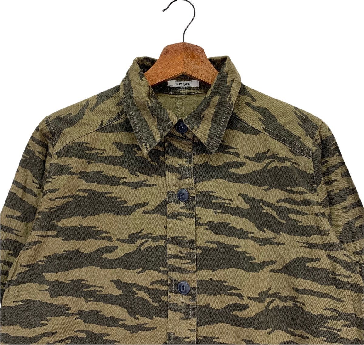 Japanese Brand × Vintage Vintage Camouflage Hunting Long Sleeves Shirts Size US M / EU 48-50 / 2 - 3 Thumbnail