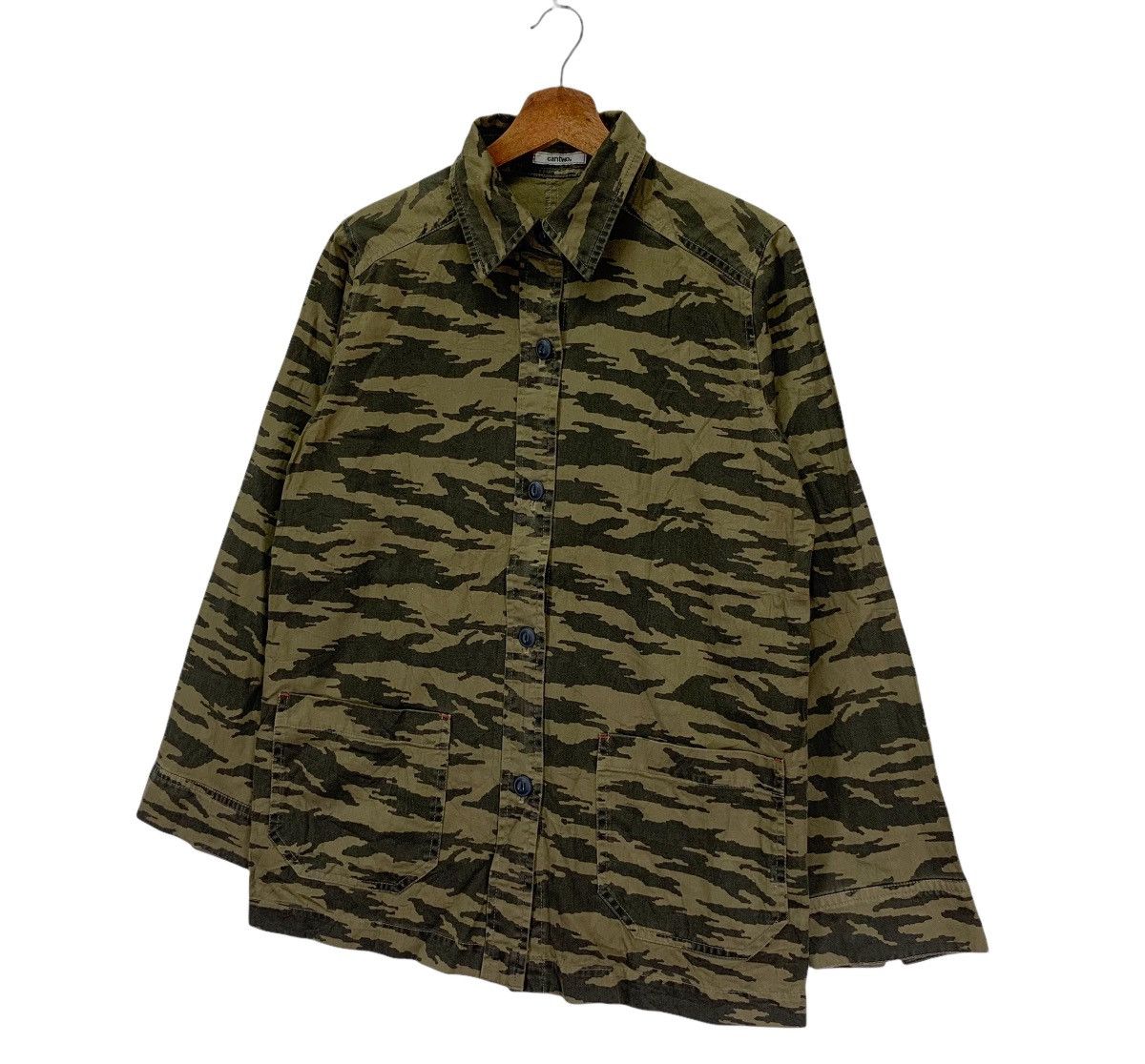 Japanese Brand × Vintage Vintage Camouflage Hunting Long Sleeves Shirts Size US M / EU 48-50 / 2 - 2 Thumbnail