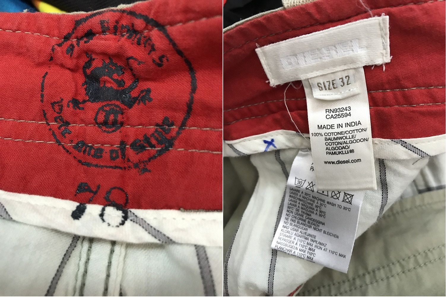 Diesel DIESEL Numerical Cargo Trouser Pant Size US 32 / EU 48 - 25 Thumbnail