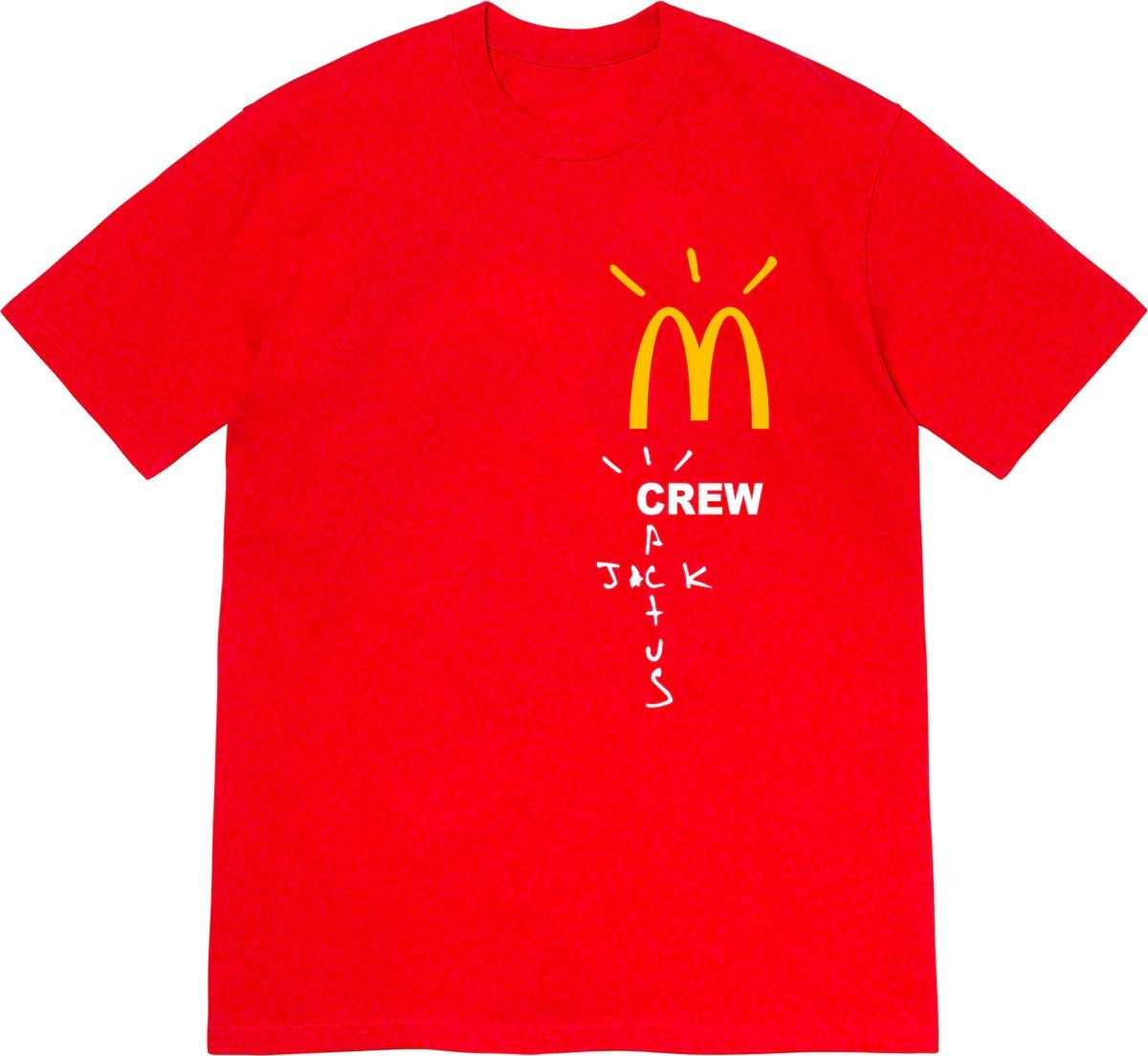 Travis Scott Cactus Jack x Mcdonalds Crew Member Shirt Size US S / EU 44-46 / 1 - 1 Thumbnail