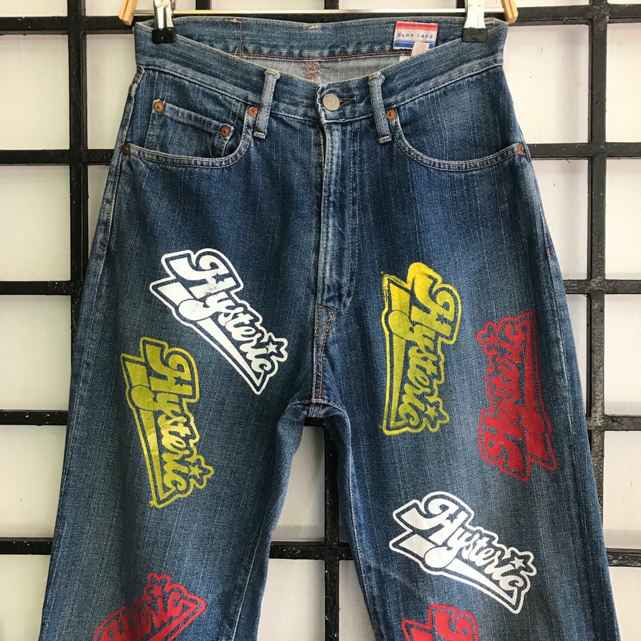 45rpm × Japanese Brand 🔥 Vintage 45Rpm FullPrint HG Brand Denim Jeans Size US 29 - 2 Thumbnail