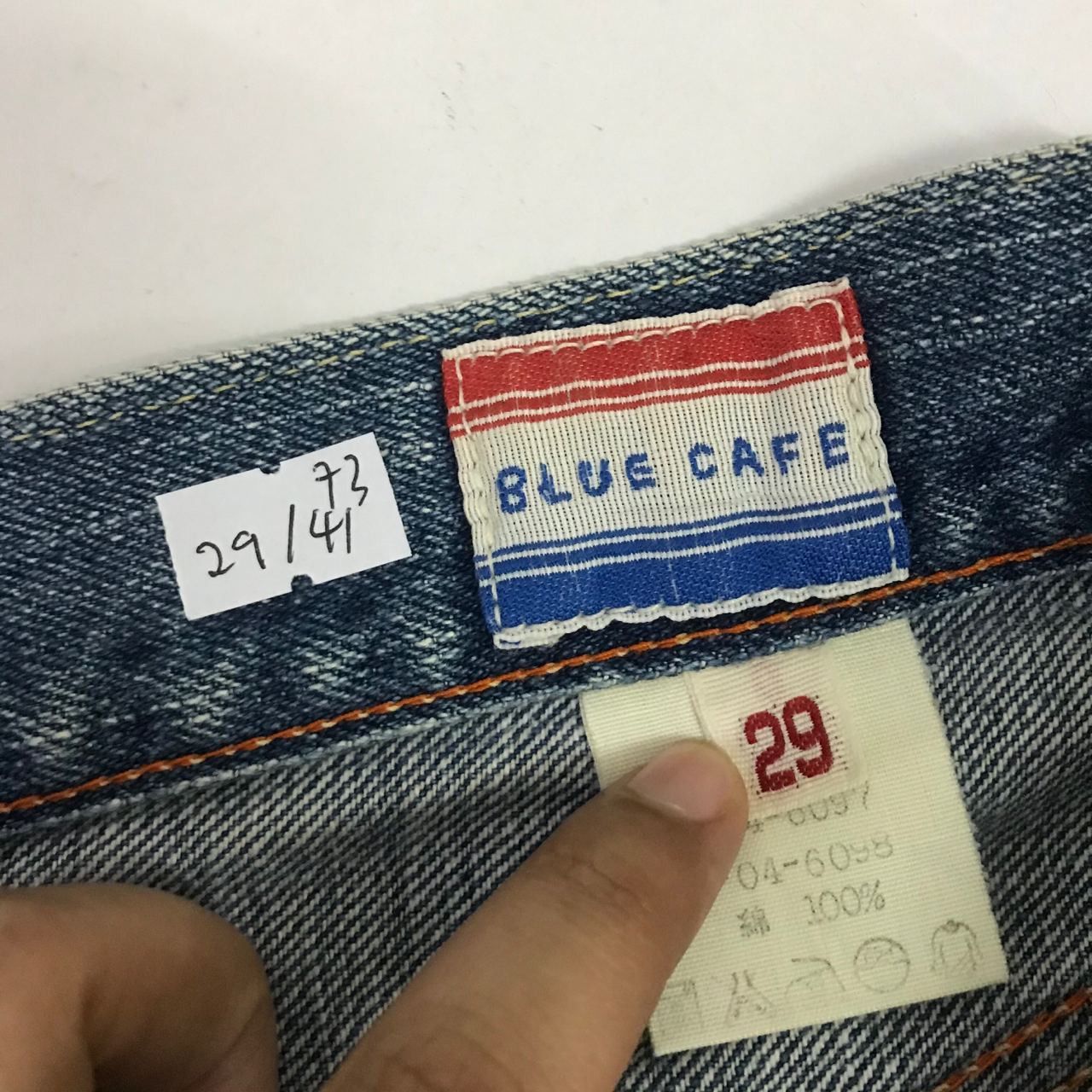 45rpm × Japanese Brand 🔥 Vintage 45Rpm FullPrint HG Brand Denim Jeans Size US 29 - 12 Thumbnail