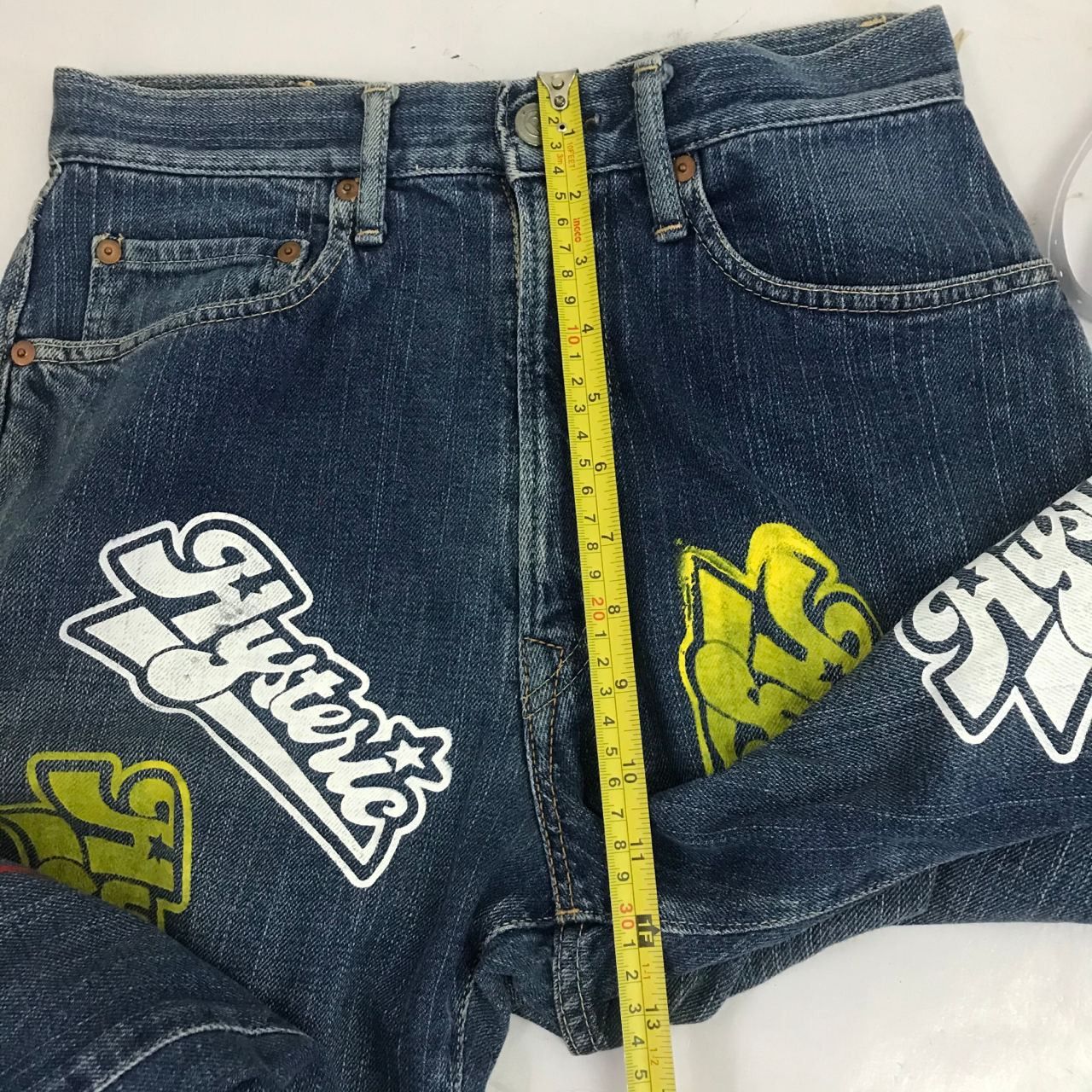 45rpm × Japanese Brand 🔥 Vintage 45Rpm FullPrint HG Brand Denim Jeans Size US 29 - 8 Thumbnail
