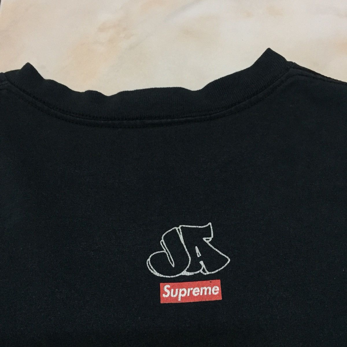 Designer × Supreme Distressed supreme spellout Size US L / EU 52-54 / 3 - 5 Thumbnail
