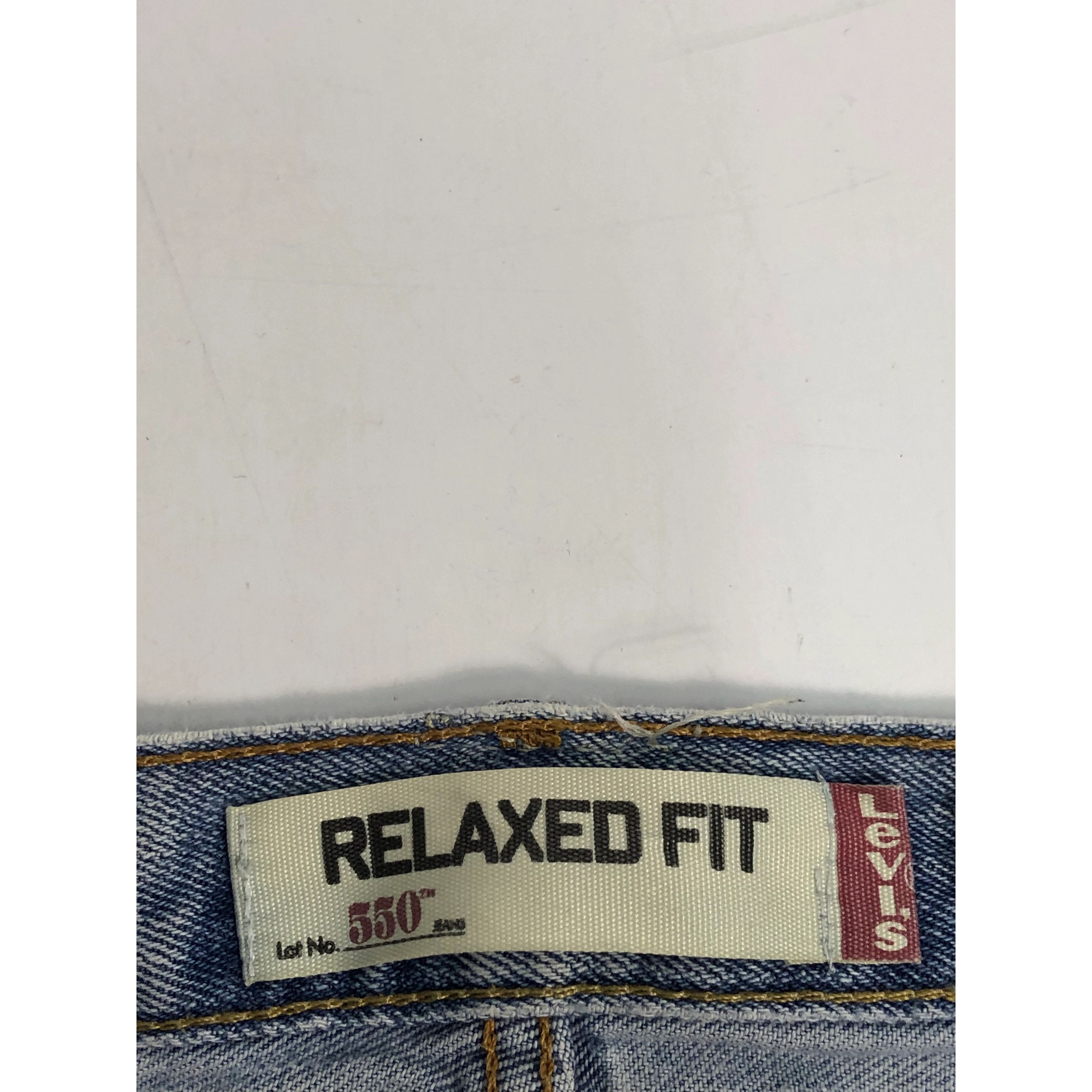 Levi's × Vintage Vintage Levis 550 Relaxed Fit Faded Denim DP0026 Size US 36 / EU 52 - 6 Thumbnail