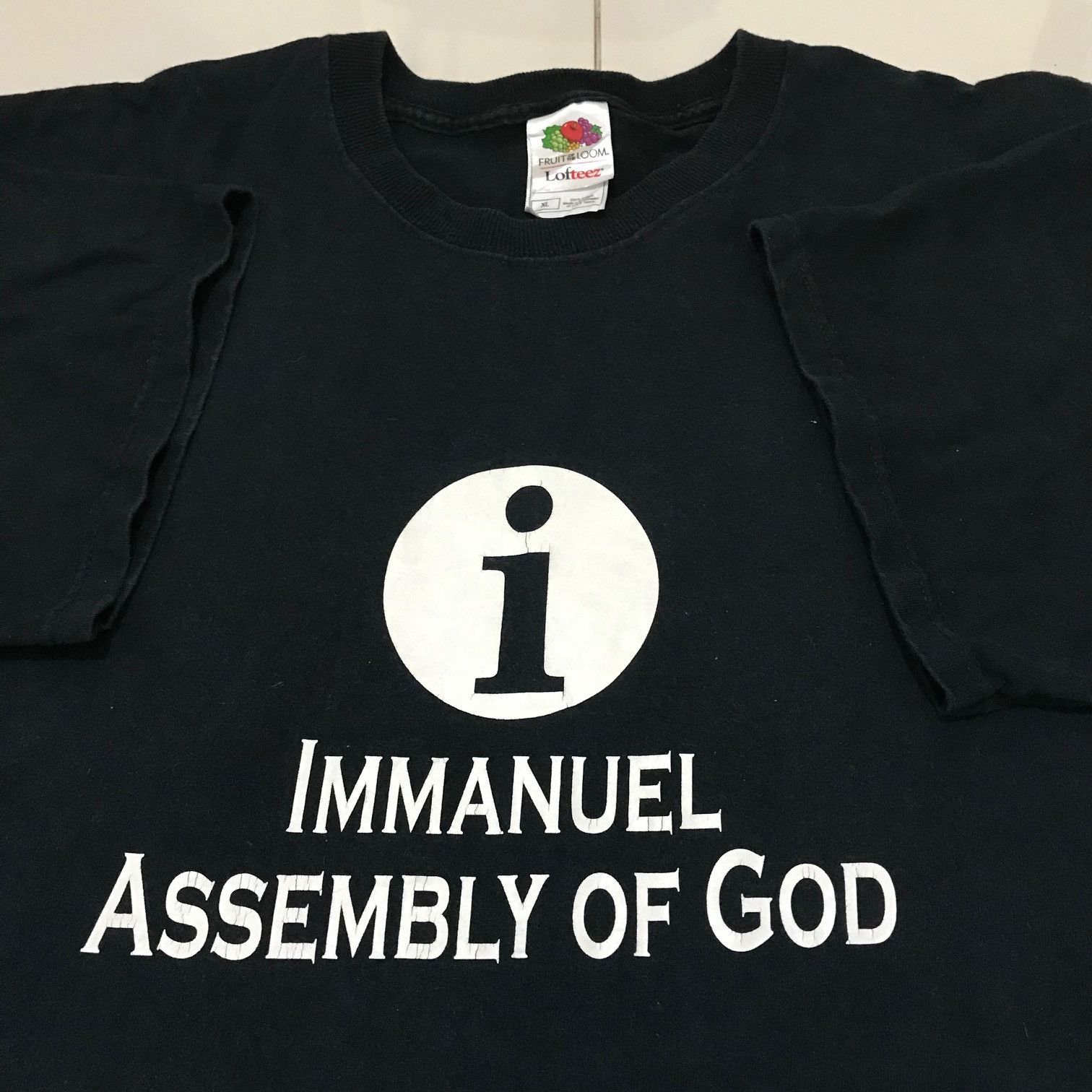 Vintage Vintage Y2K Immanuel Assembly of God Promo Tee Church Jesus Size US XL / EU 56 / 4 - 1 Thumbnail