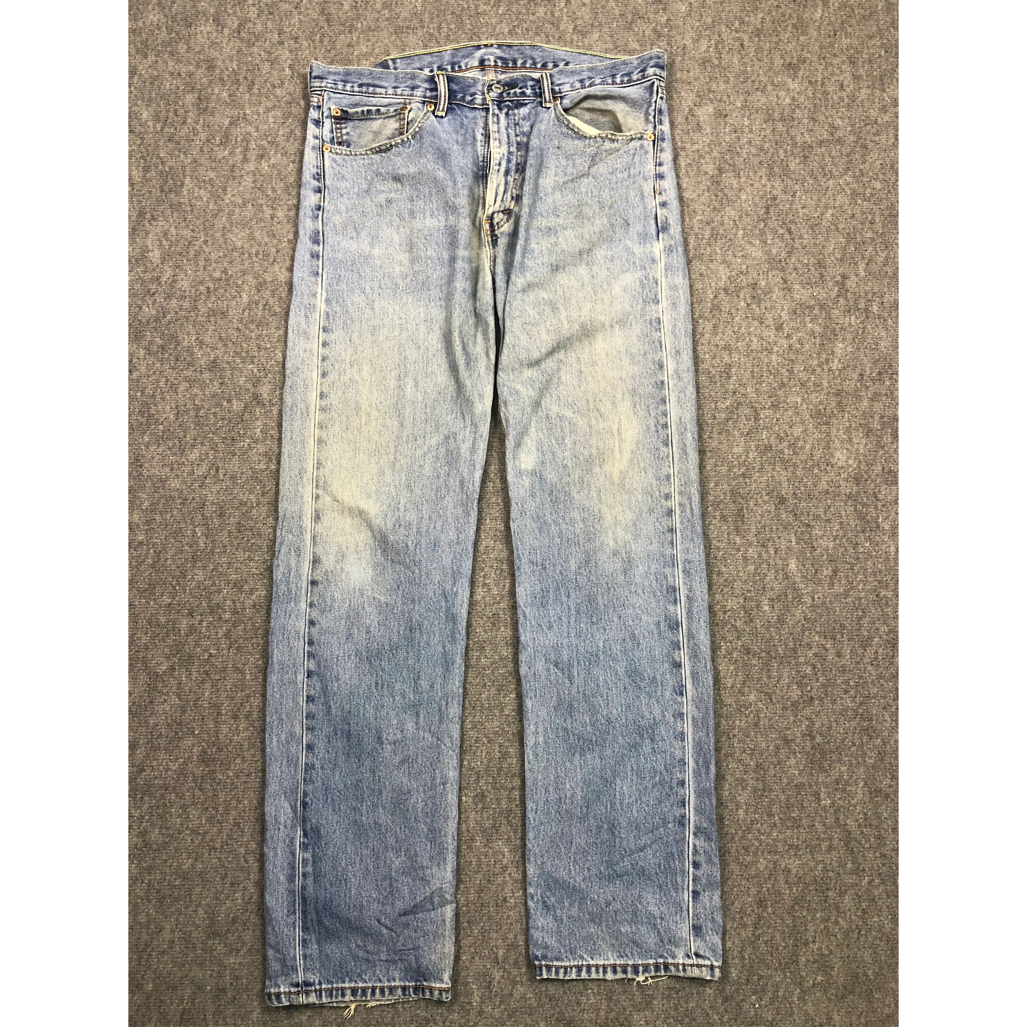 Levi's Vintage Levis 505 Regular Fit Faded Denim Size US 39 - 1 Thumbnail
