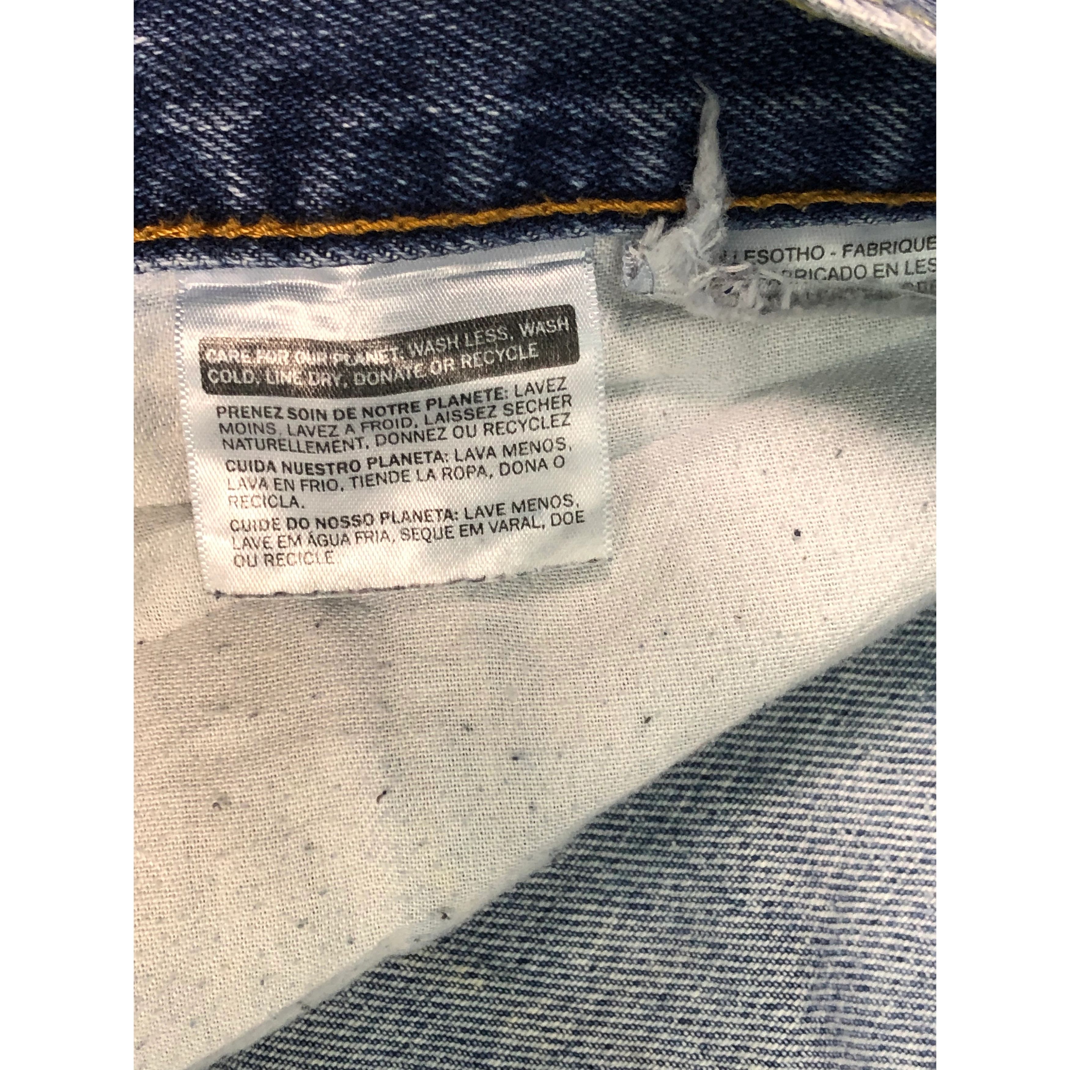 Levi's Vintage Levis 505 Regular Fit Faded Denim Size US 39 - 6 Thumbnail