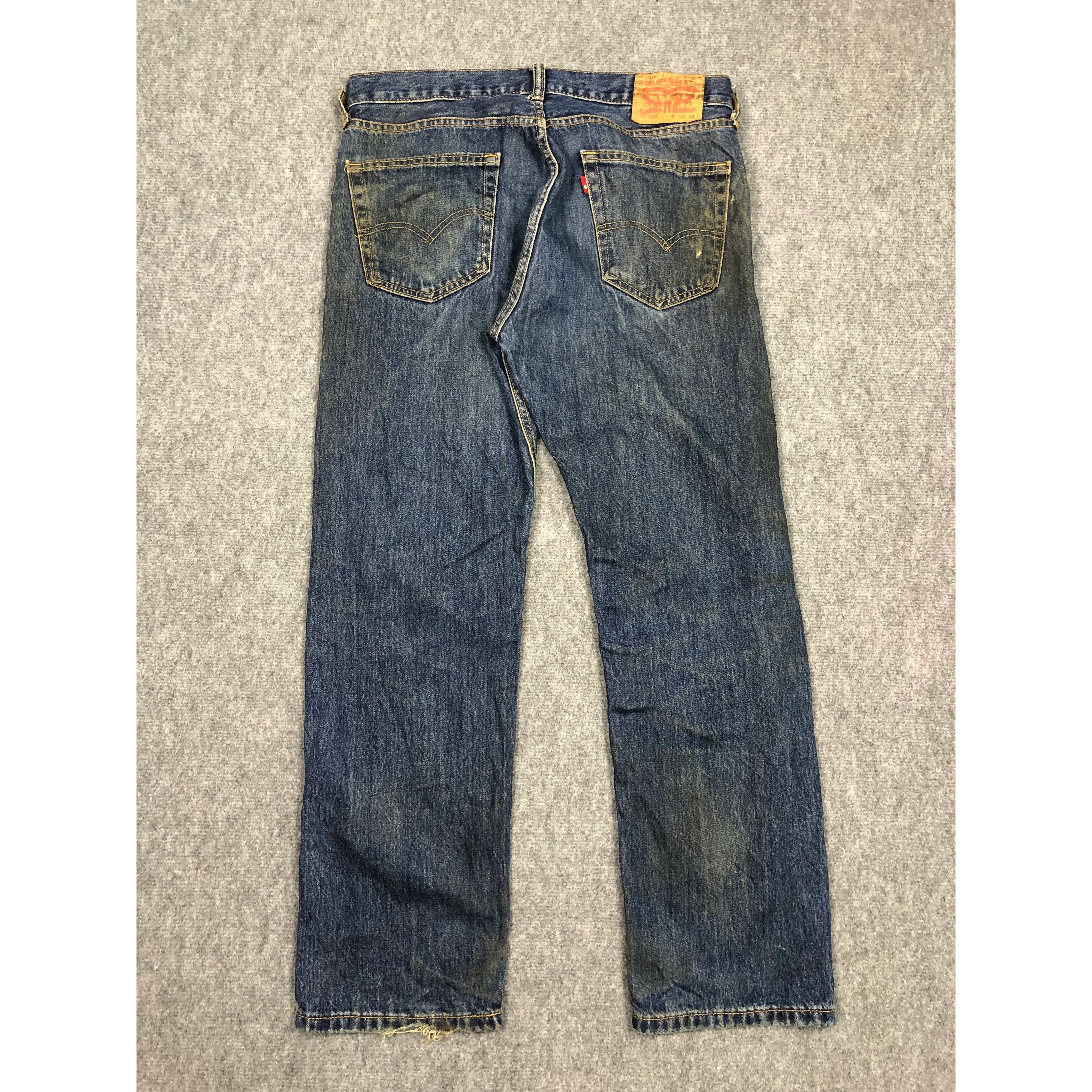 Levi's × Vintage Vintage Levis 505 Regular Fit Faded Denim DP0141 Size US 36 / EU 52 - 2 Thumbnail