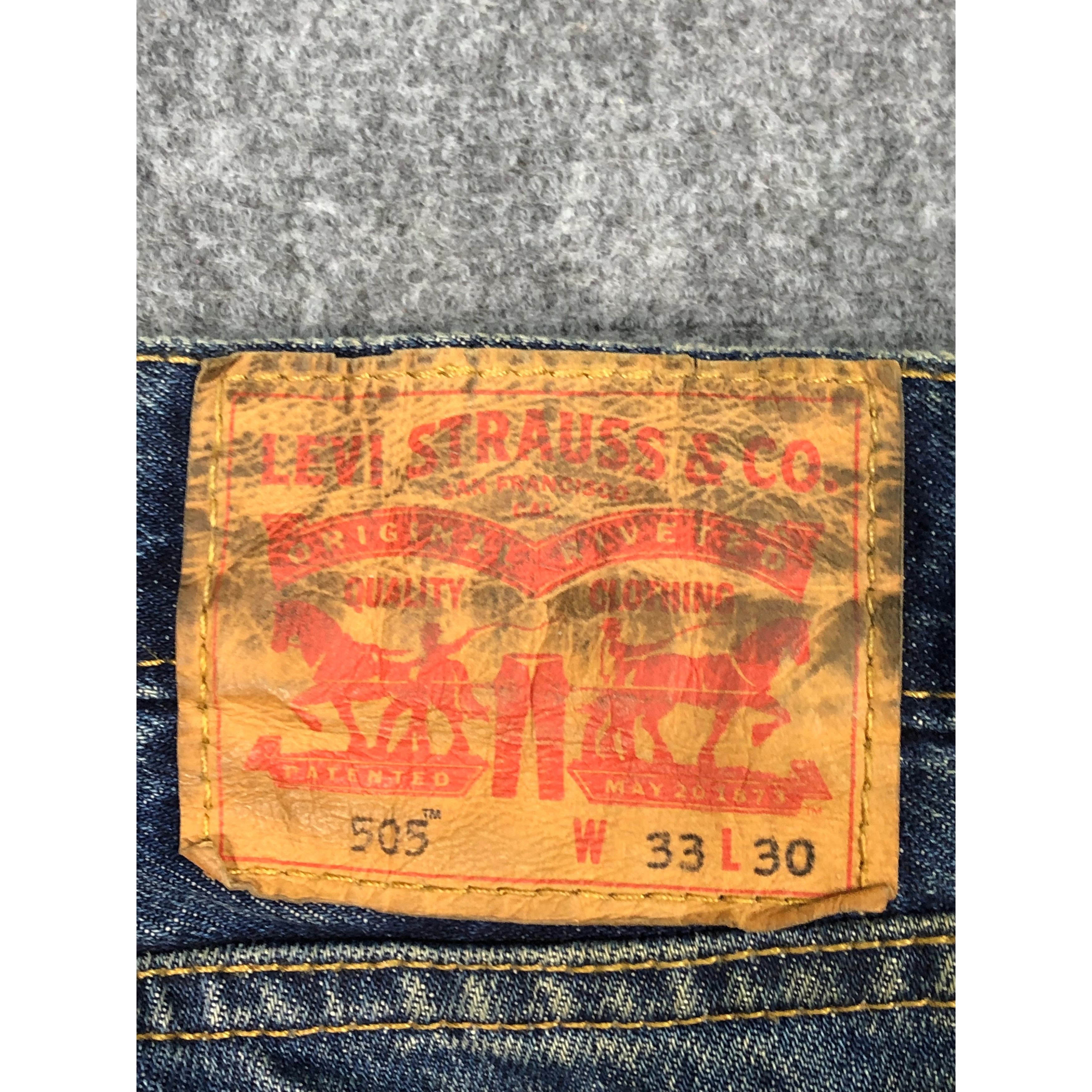 Levi's × Vintage Vintage Levis 505 Regular Fit Faded Denim DP0141 Size US 36 / EU 52 - 5 Thumbnail