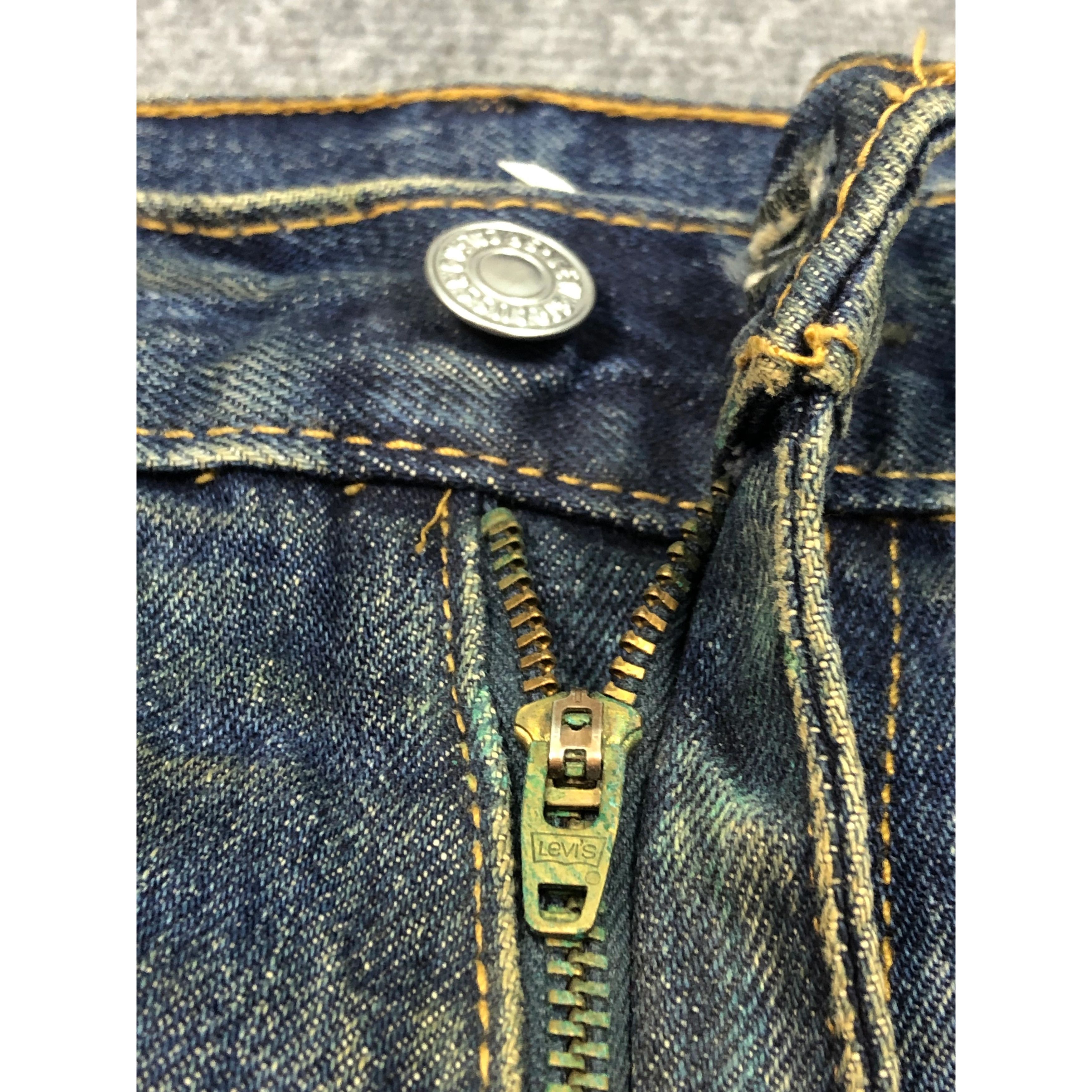 Levi's × Vintage Vintage Levis 505 Regular Fit Faded Denim DP0141 Size US 36 / EU 52 - 7 Thumbnail