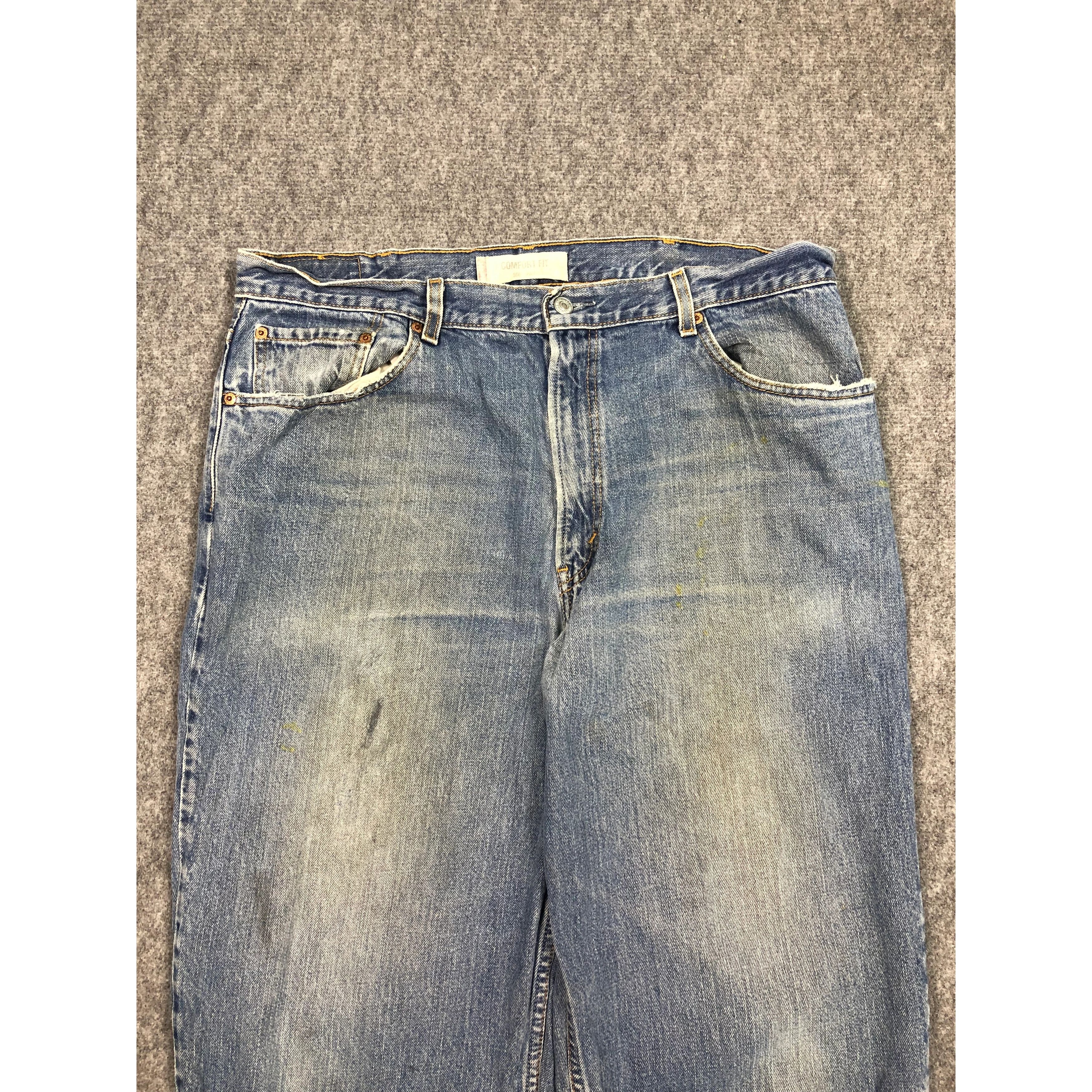 Levi's Vintage Levis 560 Comfort Fit Faded Denim DP0148 Size US 39 - 3 Thumbnail