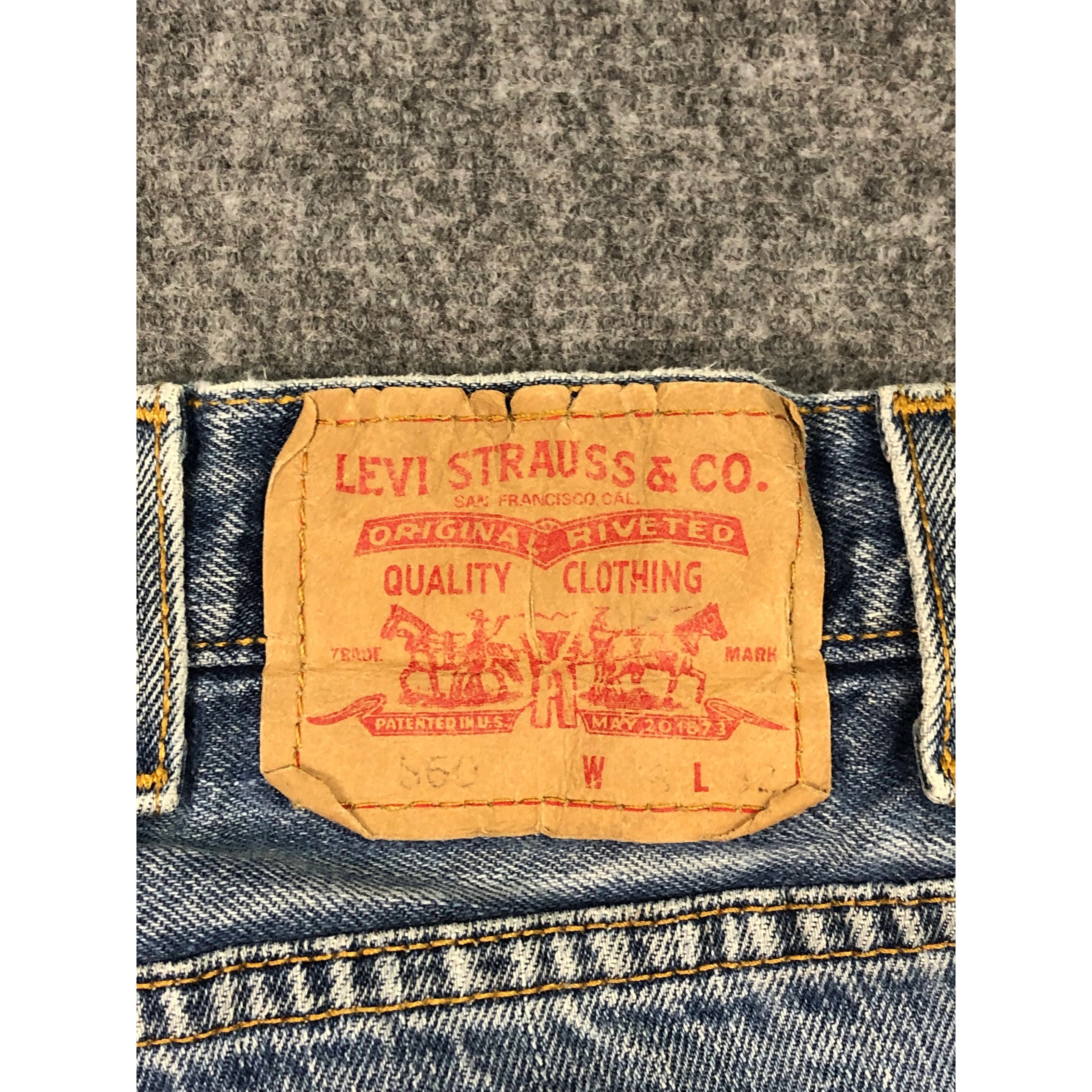 Levi's Vintage Levis 560 Comfort Fit Faded Denim DP0148 Size US 39 - 5 Thumbnail