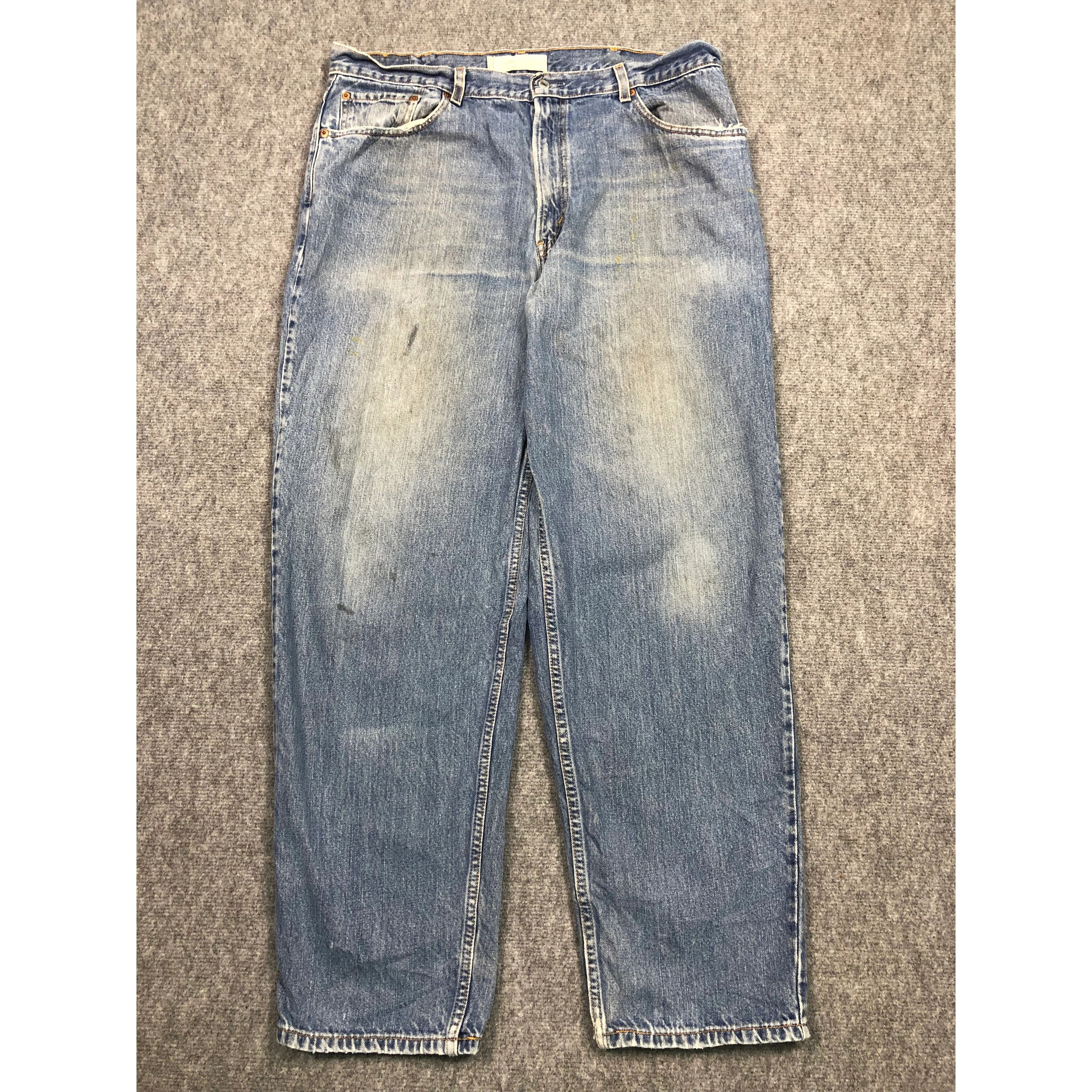 image of Levis 560 Comfort Fit Faded Denim in Blue Denim, Men's (Size 39)