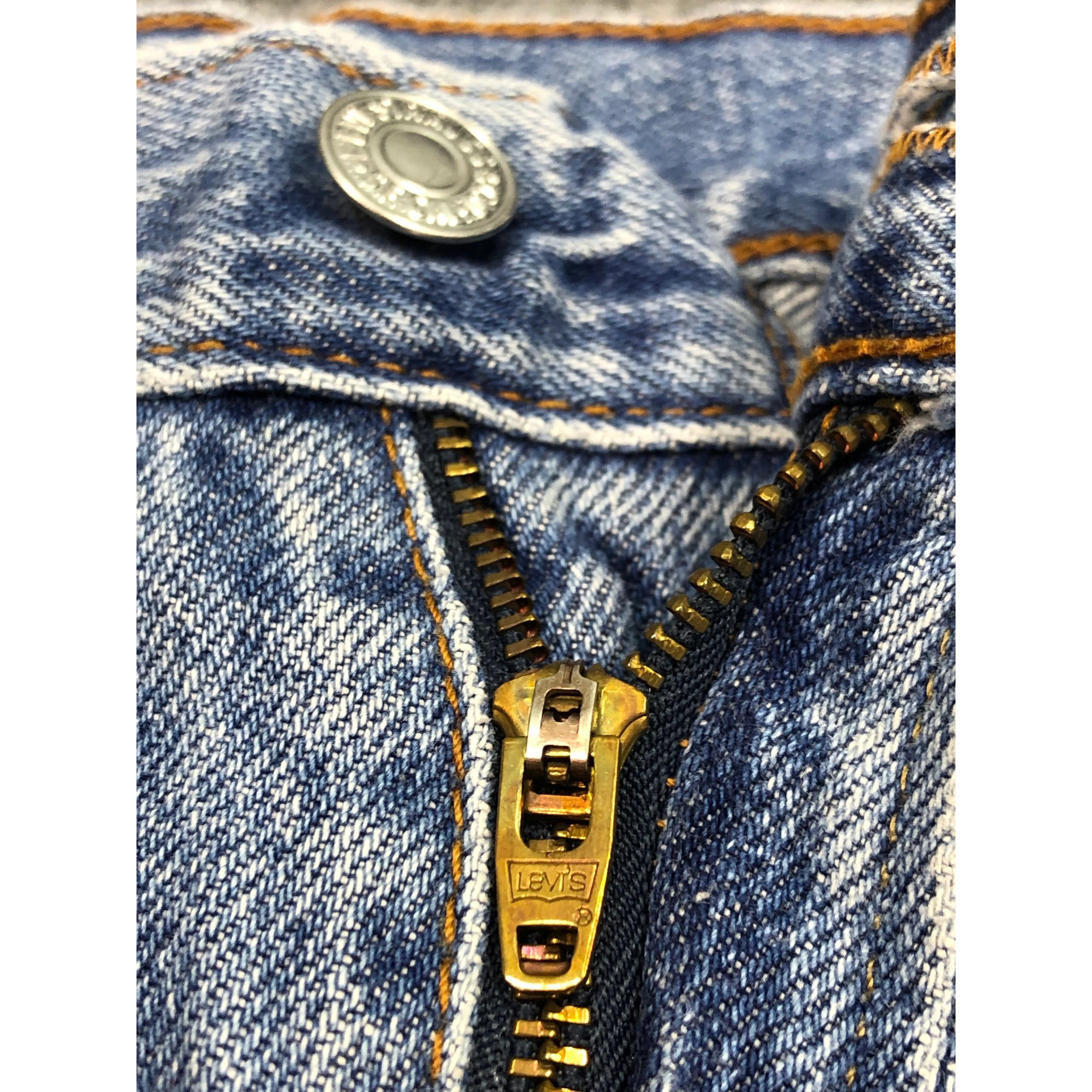 Levi's × Vintage Vintage Levis 550 Relaxed Fit Faded Denim DP0146 Size US 36 / EU 52 - 7 Thumbnail