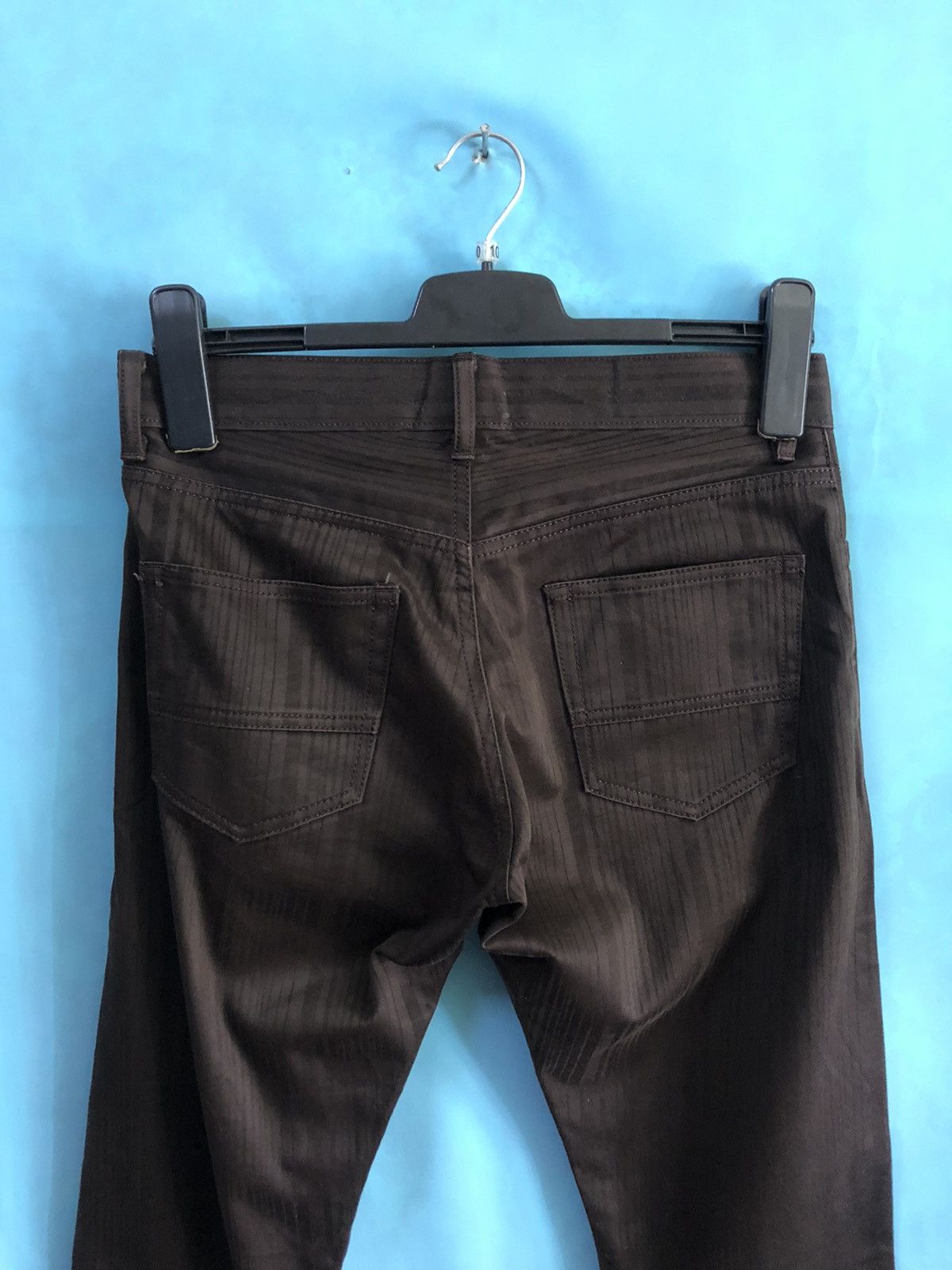 Michel Klein homme striped lined boot cuts #2009 Size US 29 - 4 Thumbnail
