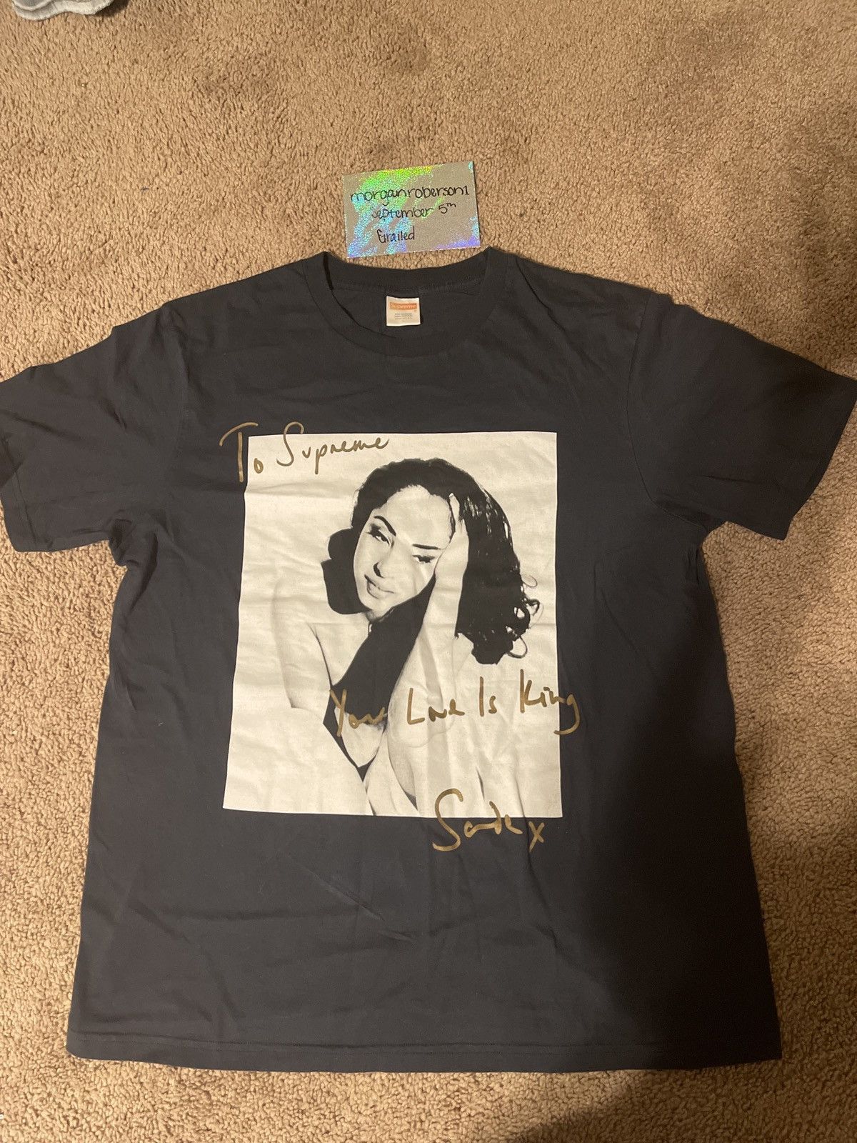 Supreme Supreme Your Love Is King Sade Tee Grailed