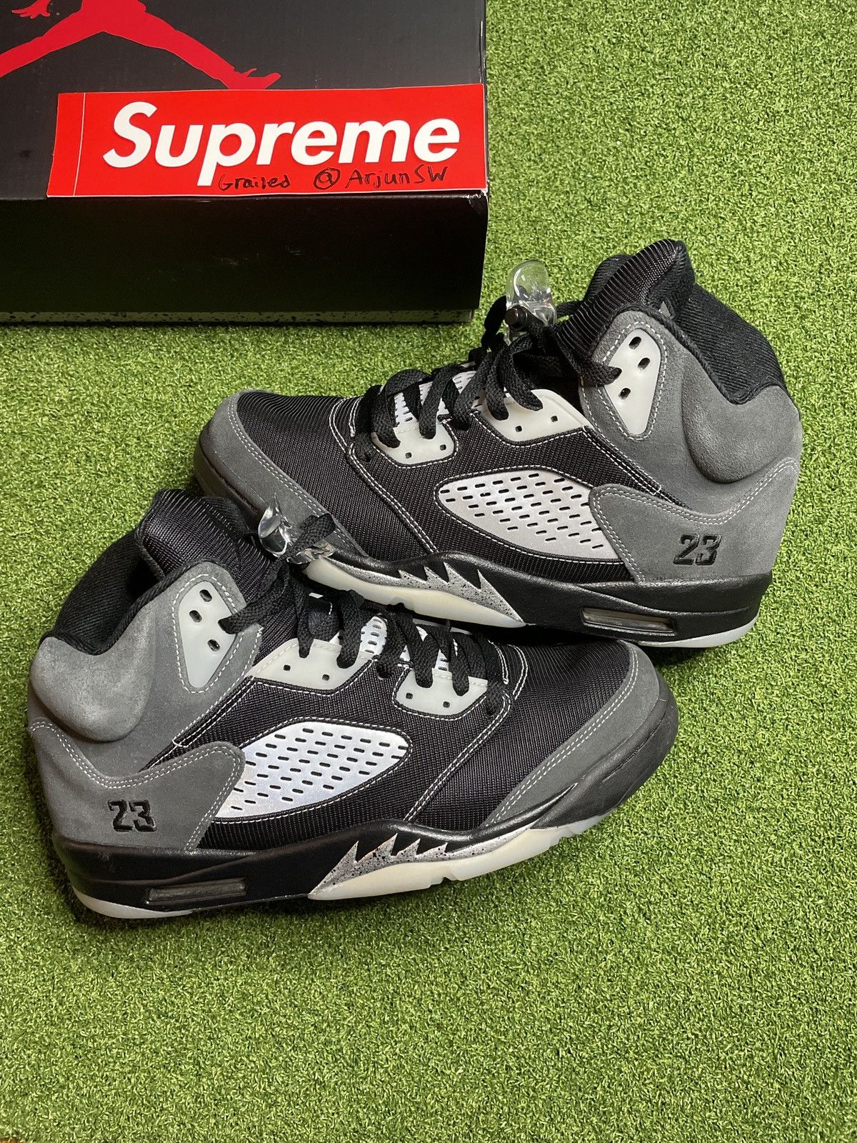 footlocker jordan 5 anthracite