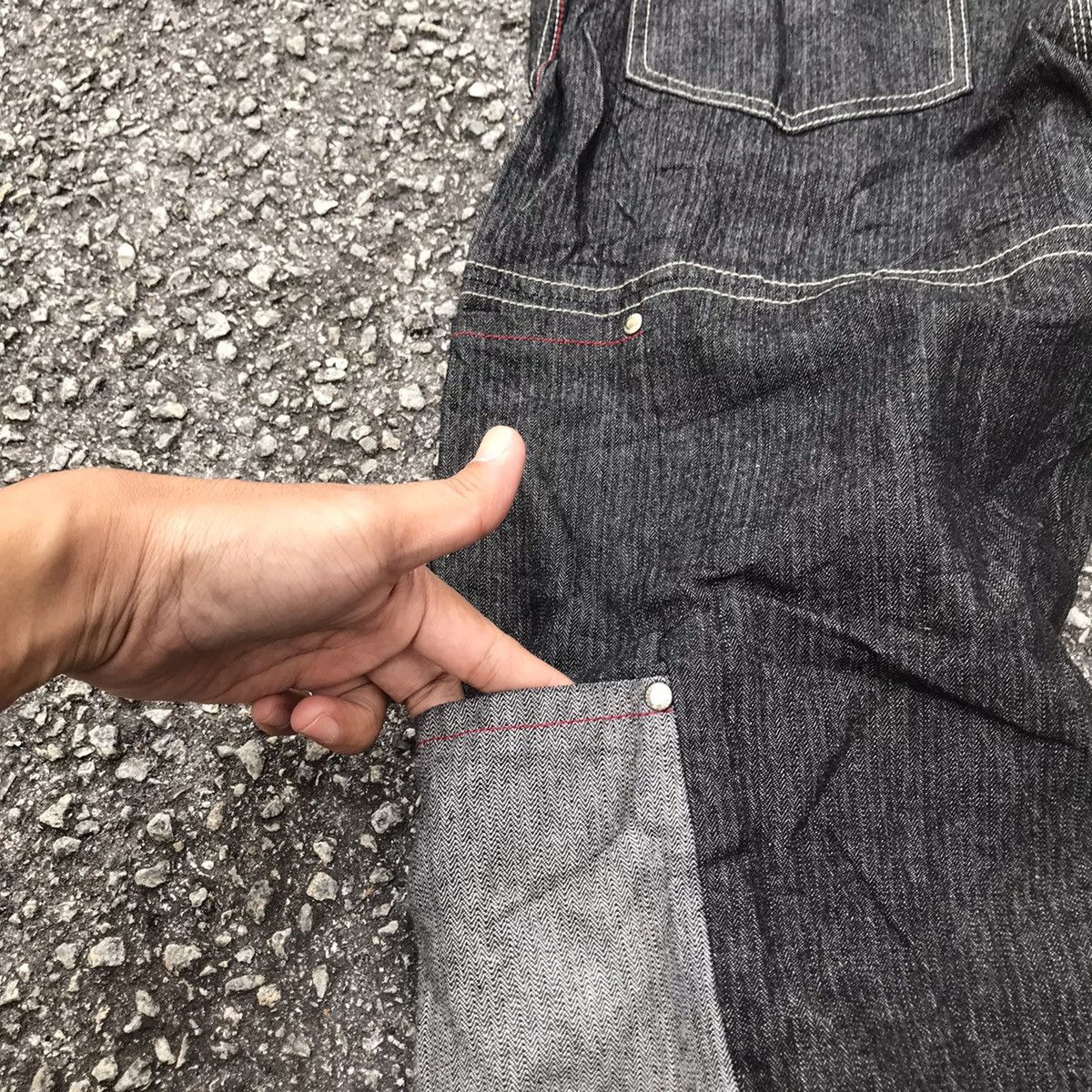 Japanese Brand Transer Double Knee Skateboard Pants Size US 30 / EU 46 - 7 Thumbnail