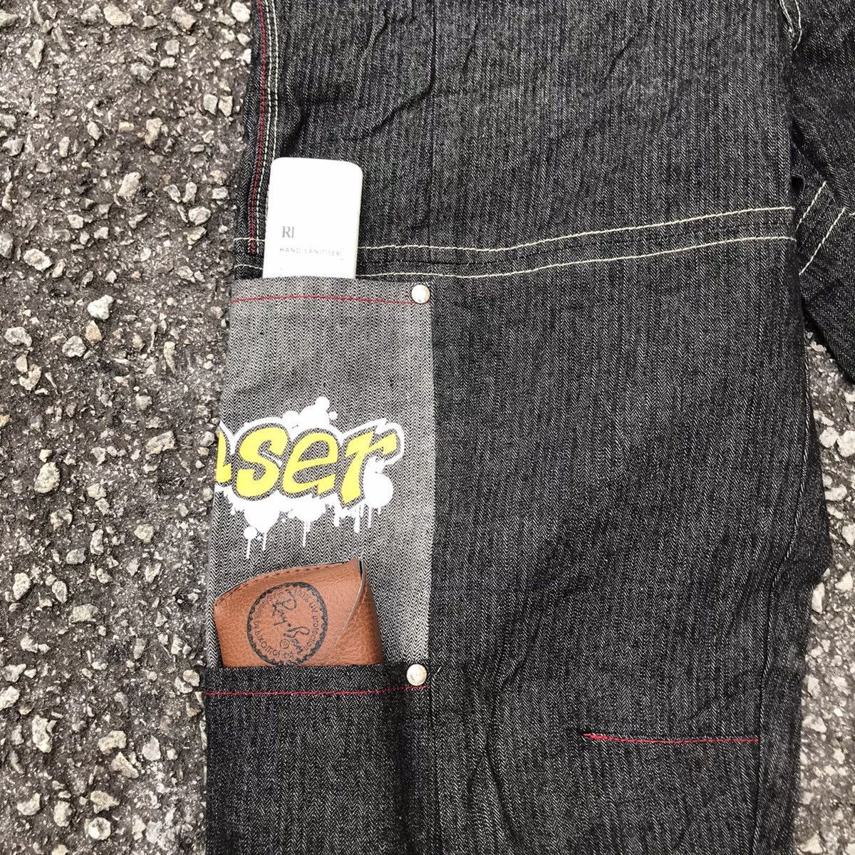 Japanese Brand Transer Double Knee Skateboard Pants Size US 30 / EU 46 - 4 Thumbnail