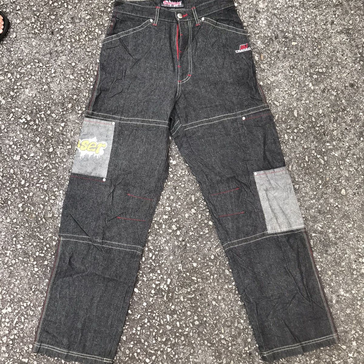 Japanese Brand Transer Double Knee Skateboard Pants Size US 30 / EU 46 - 11 Thumbnail