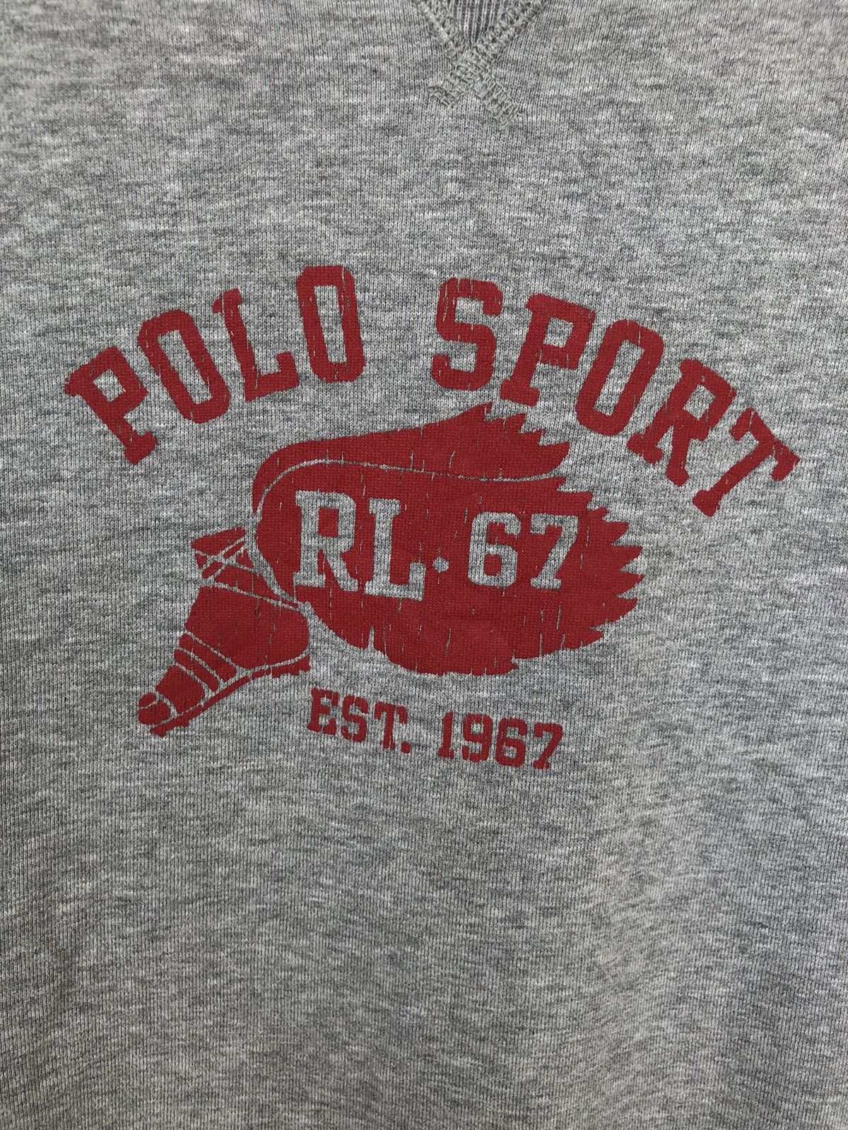 Ralph Lauren Sport OG Polo Sport Ralph Lauren P Wing RL67 Distressed OS Sweater Size US XL / EU 56 / 4 - 6 Thumbnail
