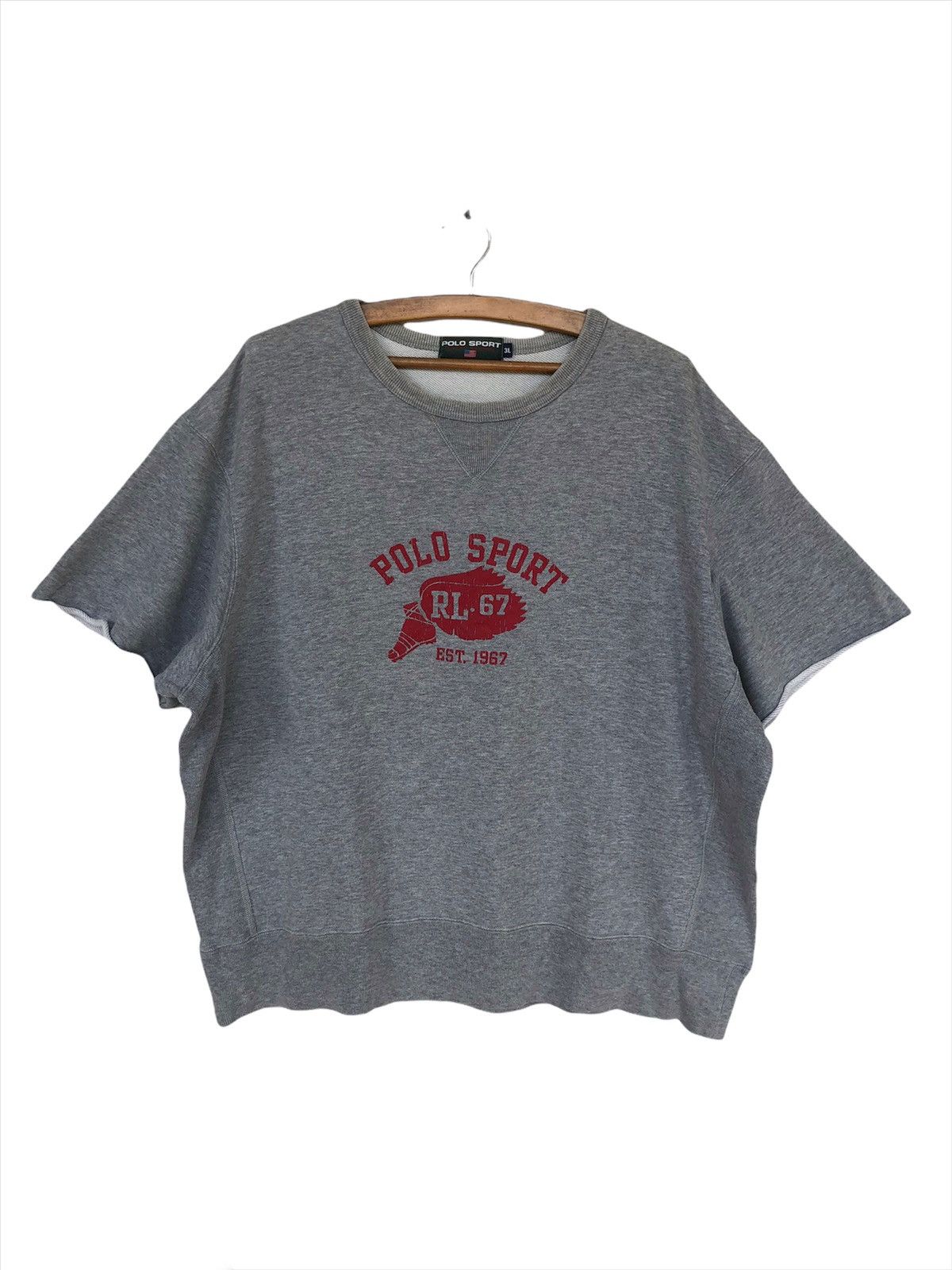 Ralph Lauren Sport OG Polo Sport Ralph Lauren P Wing RL67 Distressed OS Sweater Size US XL / EU 56 / 4 - 3 Thumbnail