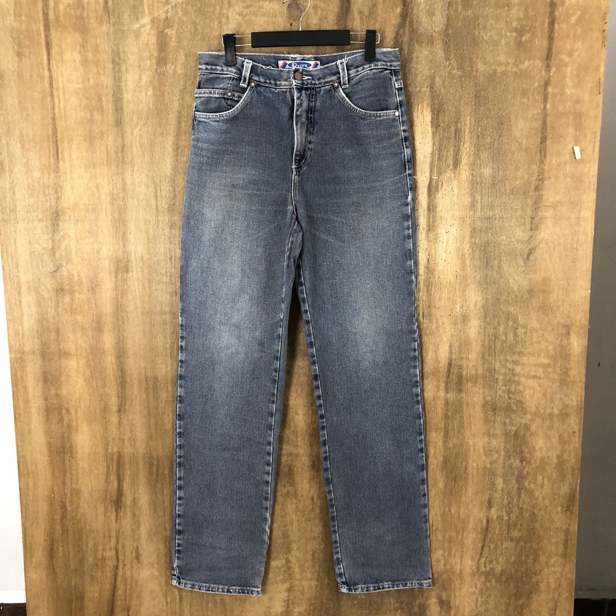 Japanese Brand VINTAGE DYORK FADED DARK BLUE JEANS PANTS #025 Size US 29 - 1 Thumbnail