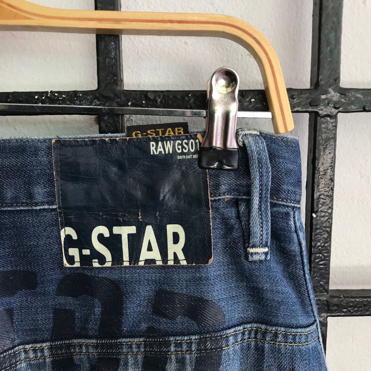G-Star × Japanese Brand 🔥Vtg G-STAR RAW GS01 Art Multicolour Hysteric Denim Jeans Size US 32 / EU 48 - 10 Thumbnail