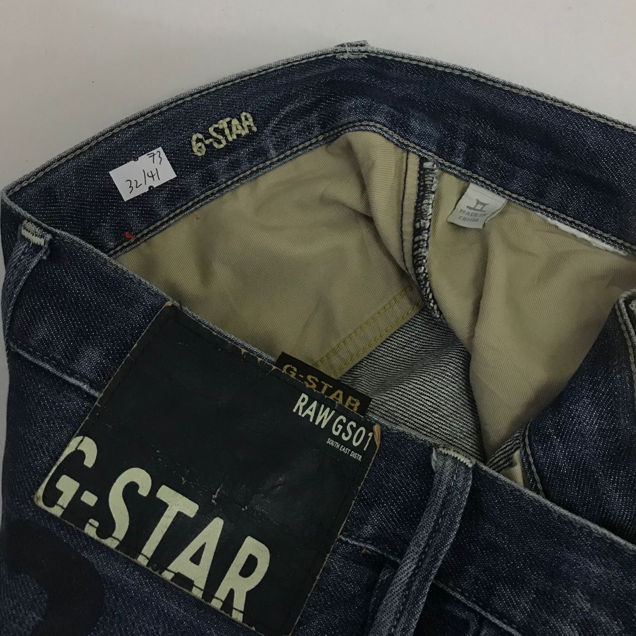 G-Star × Japanese Brand 🔥Vtg G-STAR RAW GS01 Art Multicolour Hysteric Denim Jeans Size US 32 / EU 48 - 16 Thumbnail