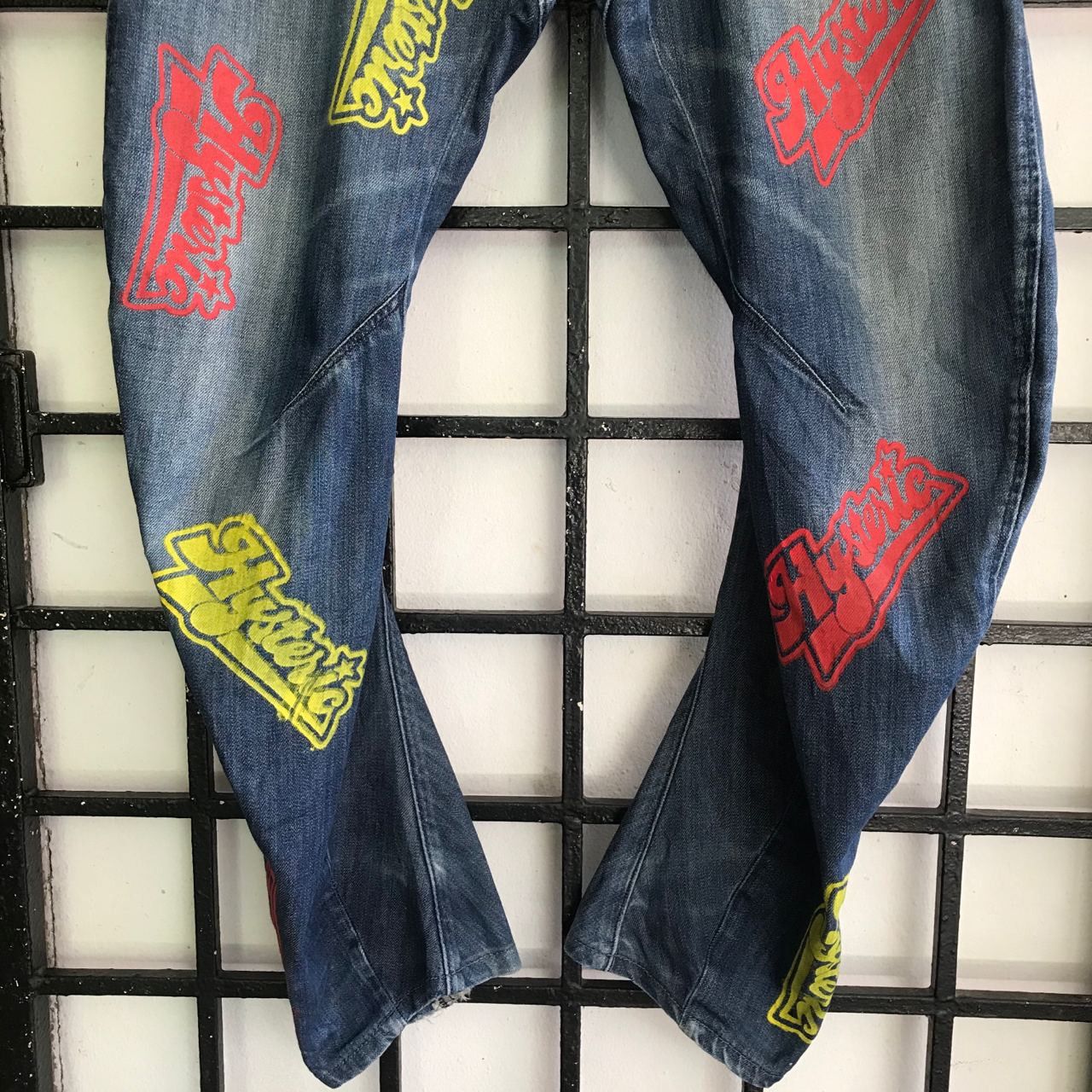 G-Star × Japanese Brand 🔥Vtg G-STAR RAW GS01 Art Multicolour Hysteric Denim Jeans Size US 32 / EU 48 - 3 Thumbnail