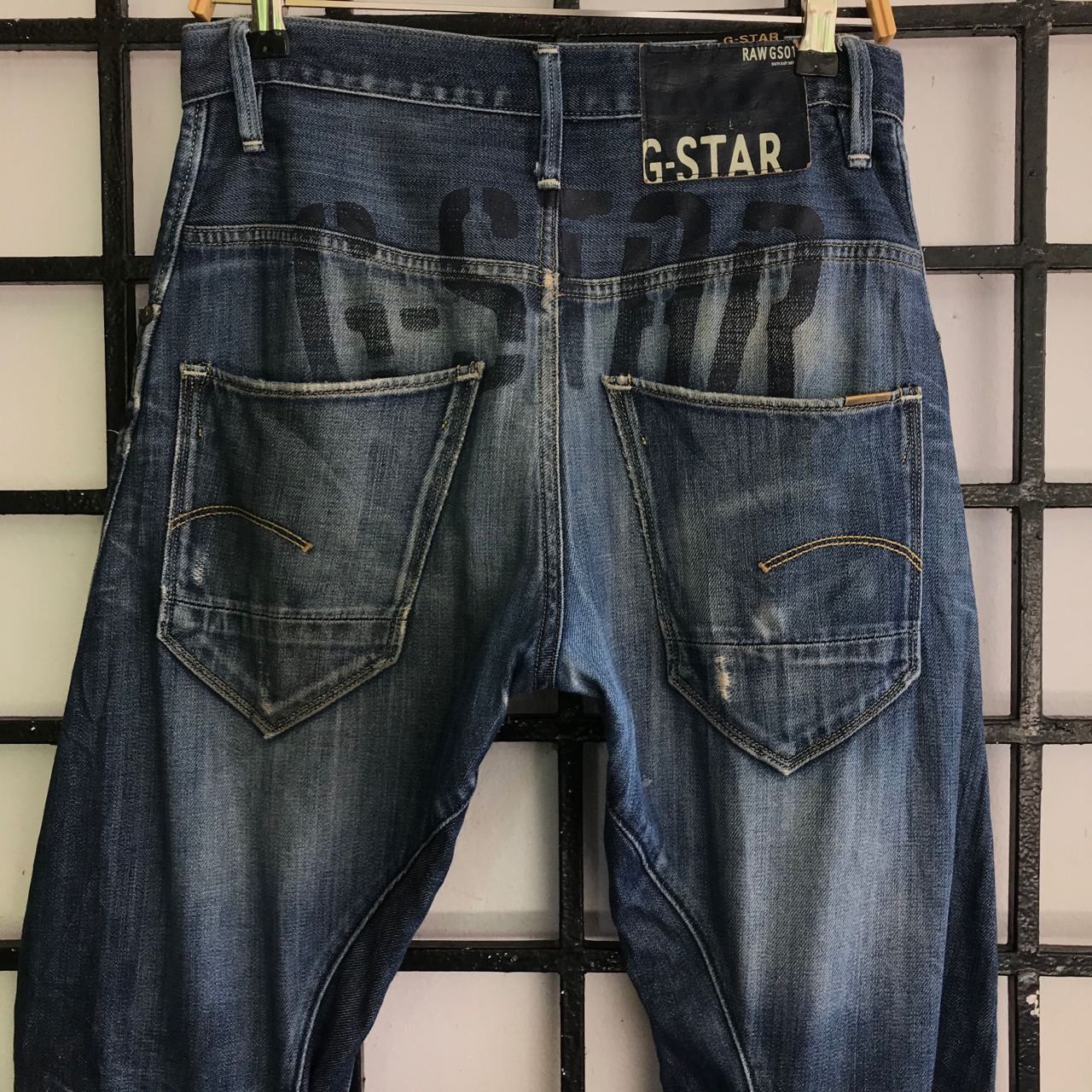 G-Star × Japanese Brand 🔥Vtg G-STAR RAW GS01 Art Multicolour Hysteric Denim Jeans Size US 32 / EU 48 - 7 Thumbnail