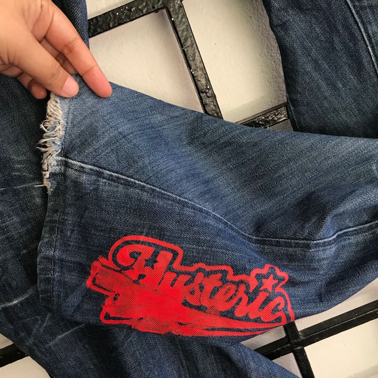 G-Star × Japanese Brand 🔥Vtg G-STAR RAW GS01 Art Multicolour Hysteric Denim Jeans Size US 32 / EU 48 - 9 Thumbnail