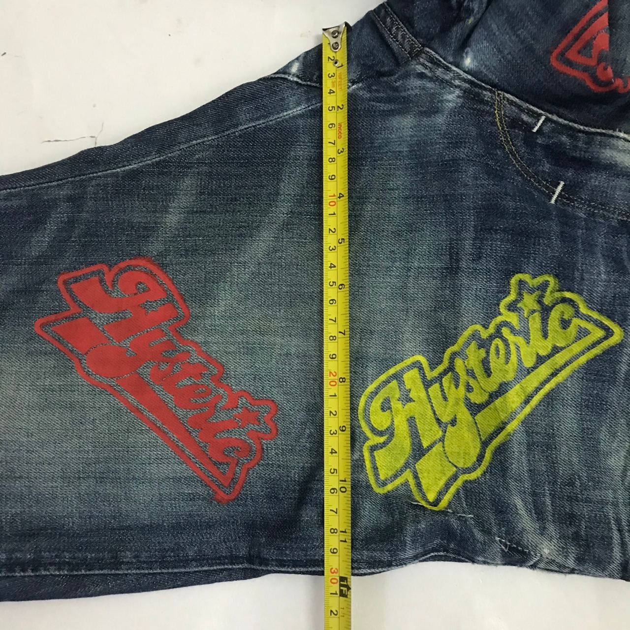 G-Star × Japanese Brand 🔥Vtg G-STAR RAW GS01 Art Multicolour Hysteric Denim Jeans Size US 32 / EU 48 - 13 Thumbnail