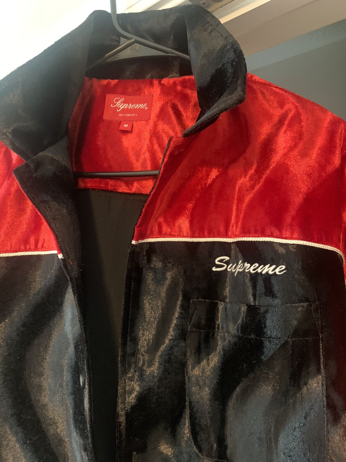 Supreme Red and black Supreme jacket Size US M / EU 48-50 / 2 - 2 Thumbnail