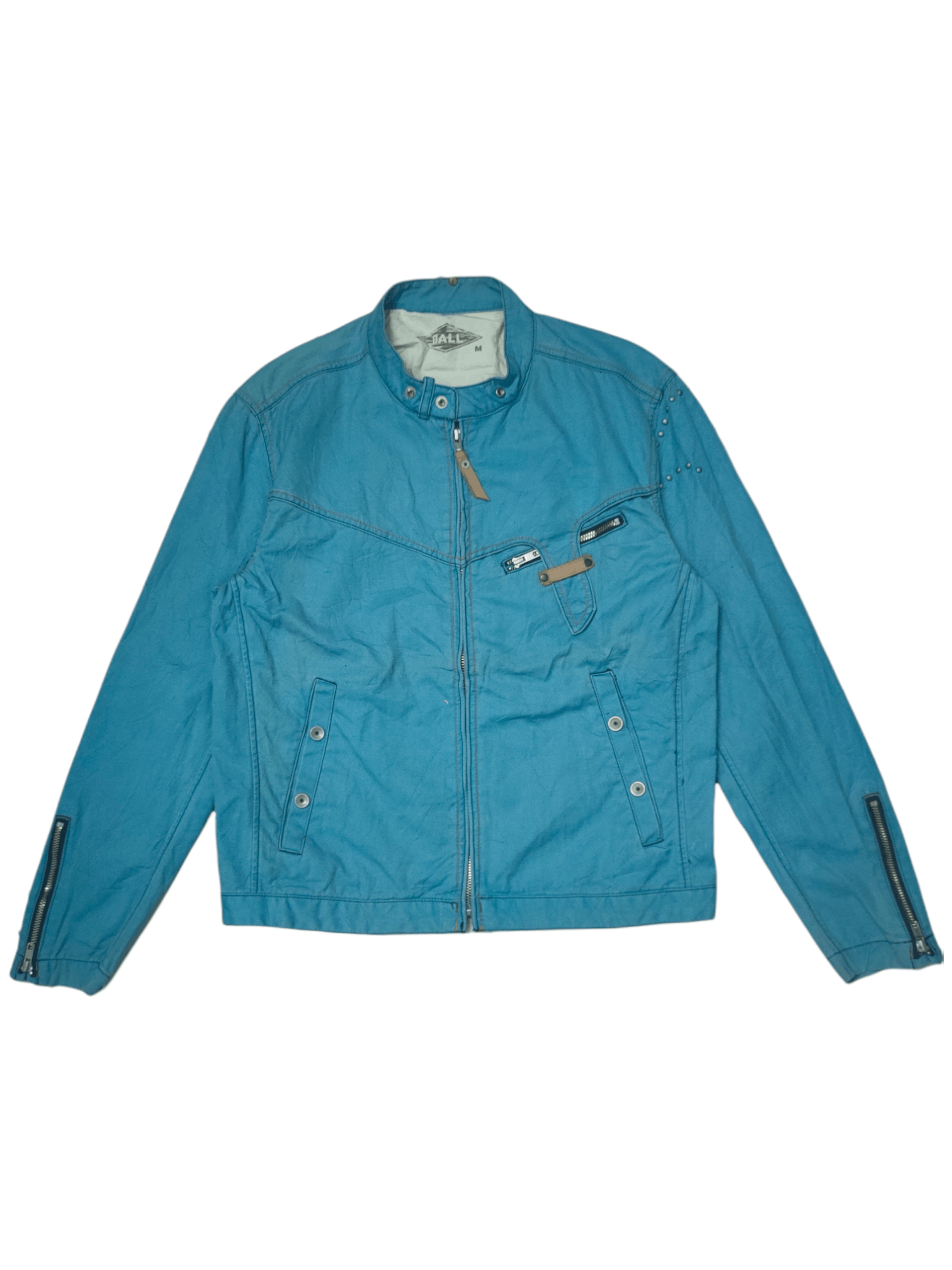 Japanese Brand BALL Denim Jacket Size US M / EU 48-50 / 2 - 1 Thumbnail
