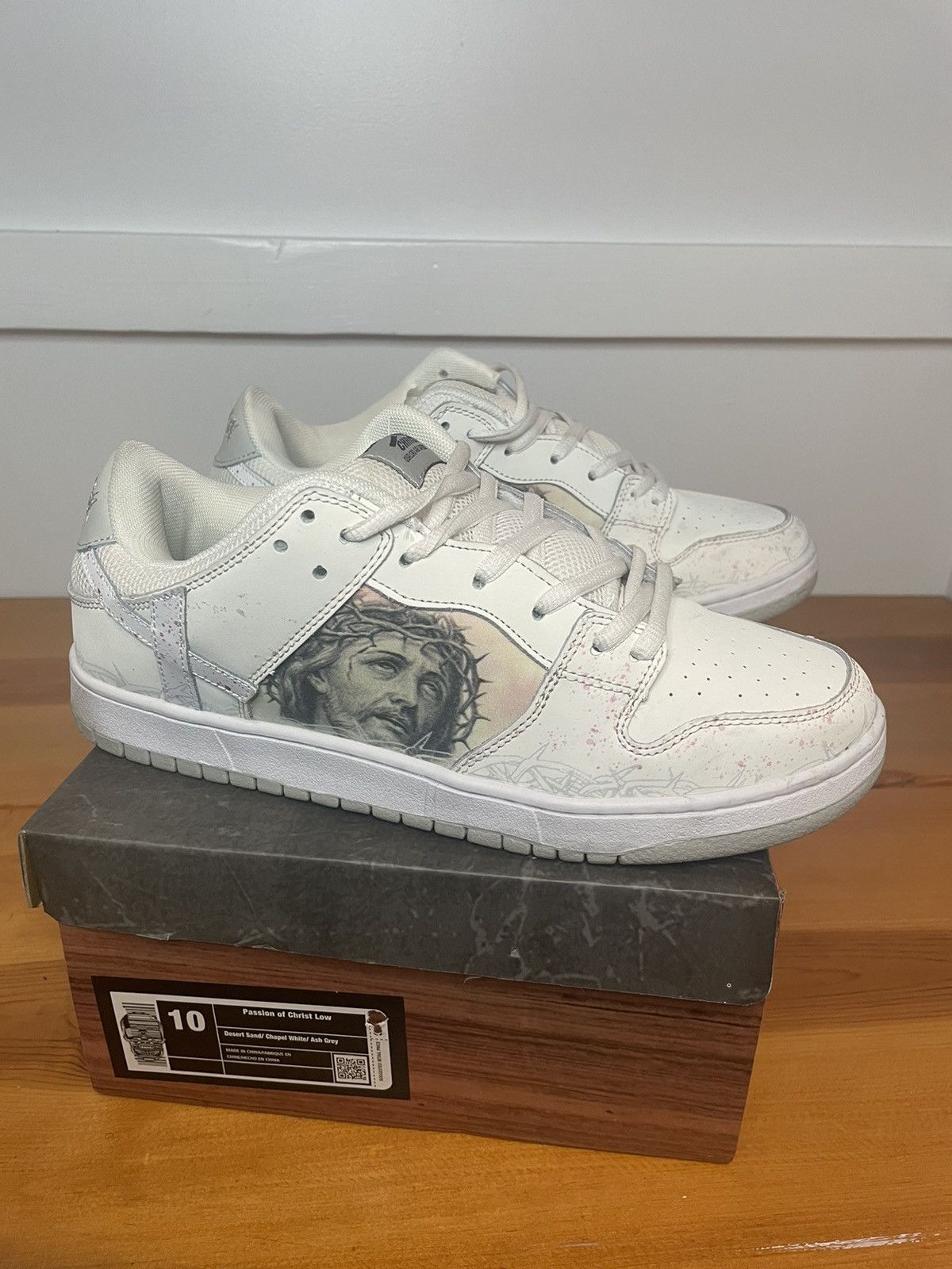 Fear of God × Kitowares Kitowares Passion of Christ Low Dunk | Grailed