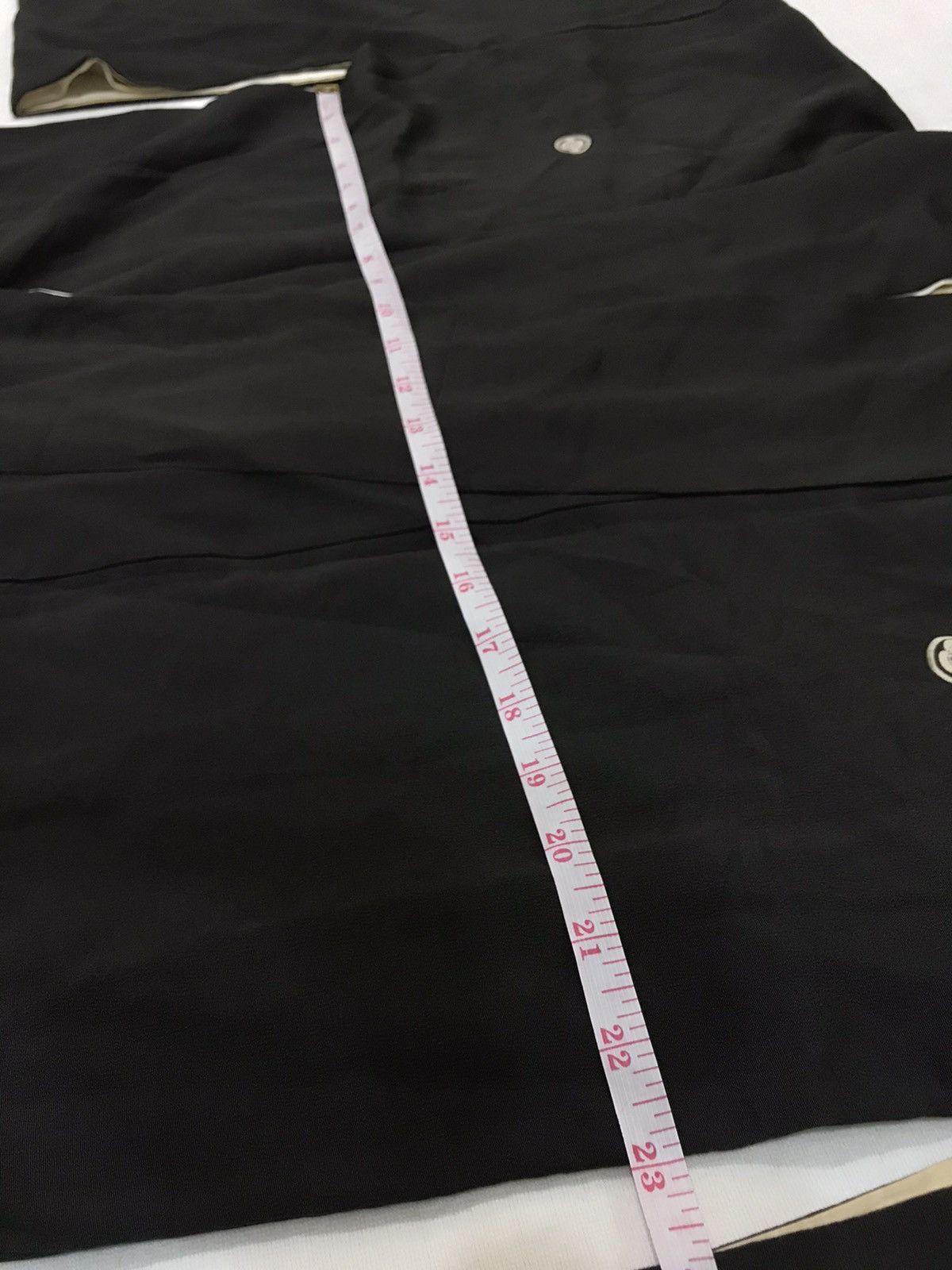 Japanese Brand × Vintage VINTAGE JAPANESE BLACK KIMONO GOLDEN THREAD PATTERN Size US L / EU 52-54 / 3 - 3 Thumbnail