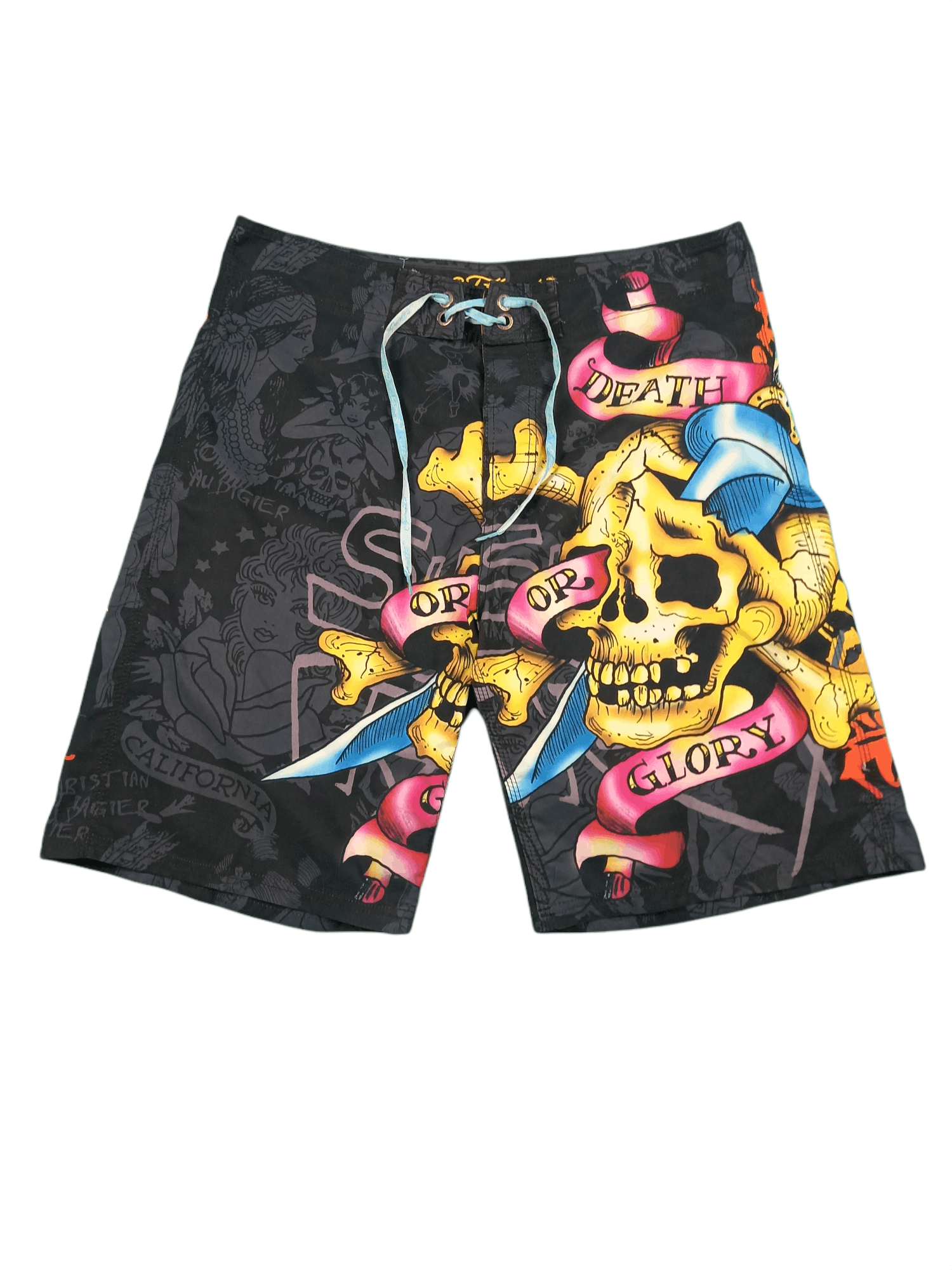 Christian Audigier Ed Hardy Shorts Drip Size US 36 / EU 52 - 1 Thumbnail