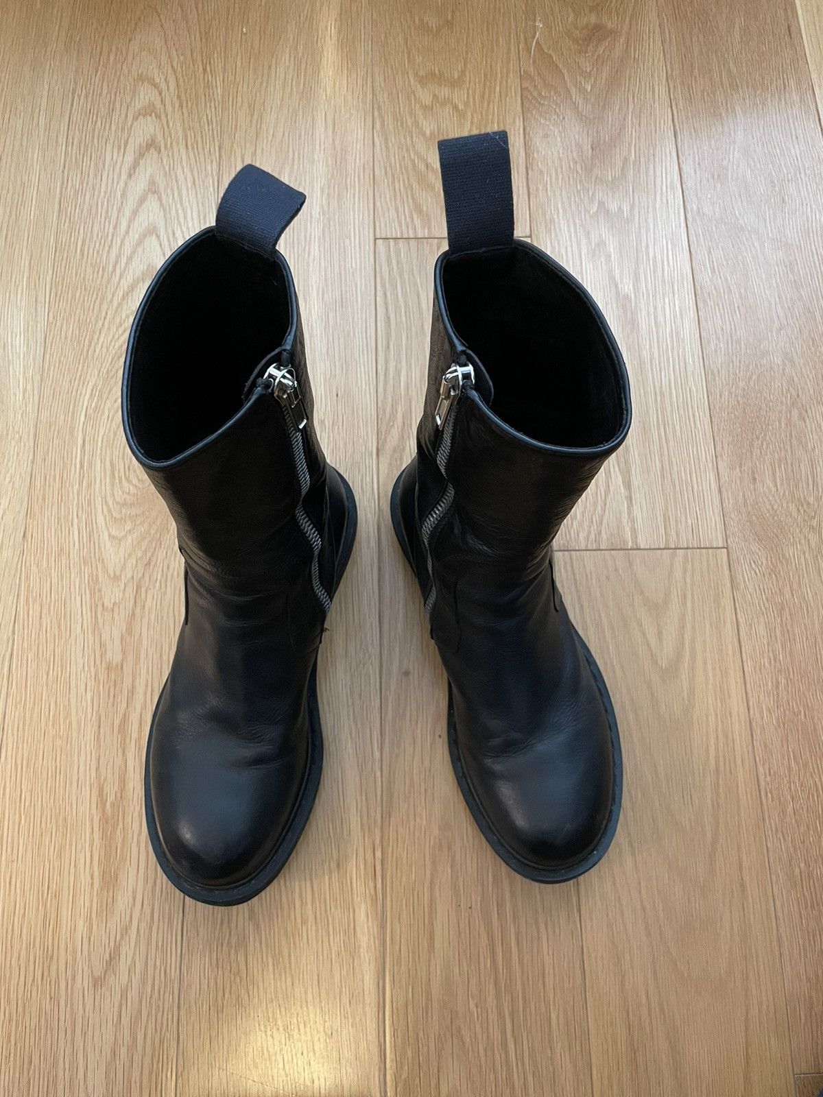 Rick Owens Rick Owens FW2010 “Gleam” side-zip creeper boots Size US 8.5 / EU 41-42 - 8 Thumbnail