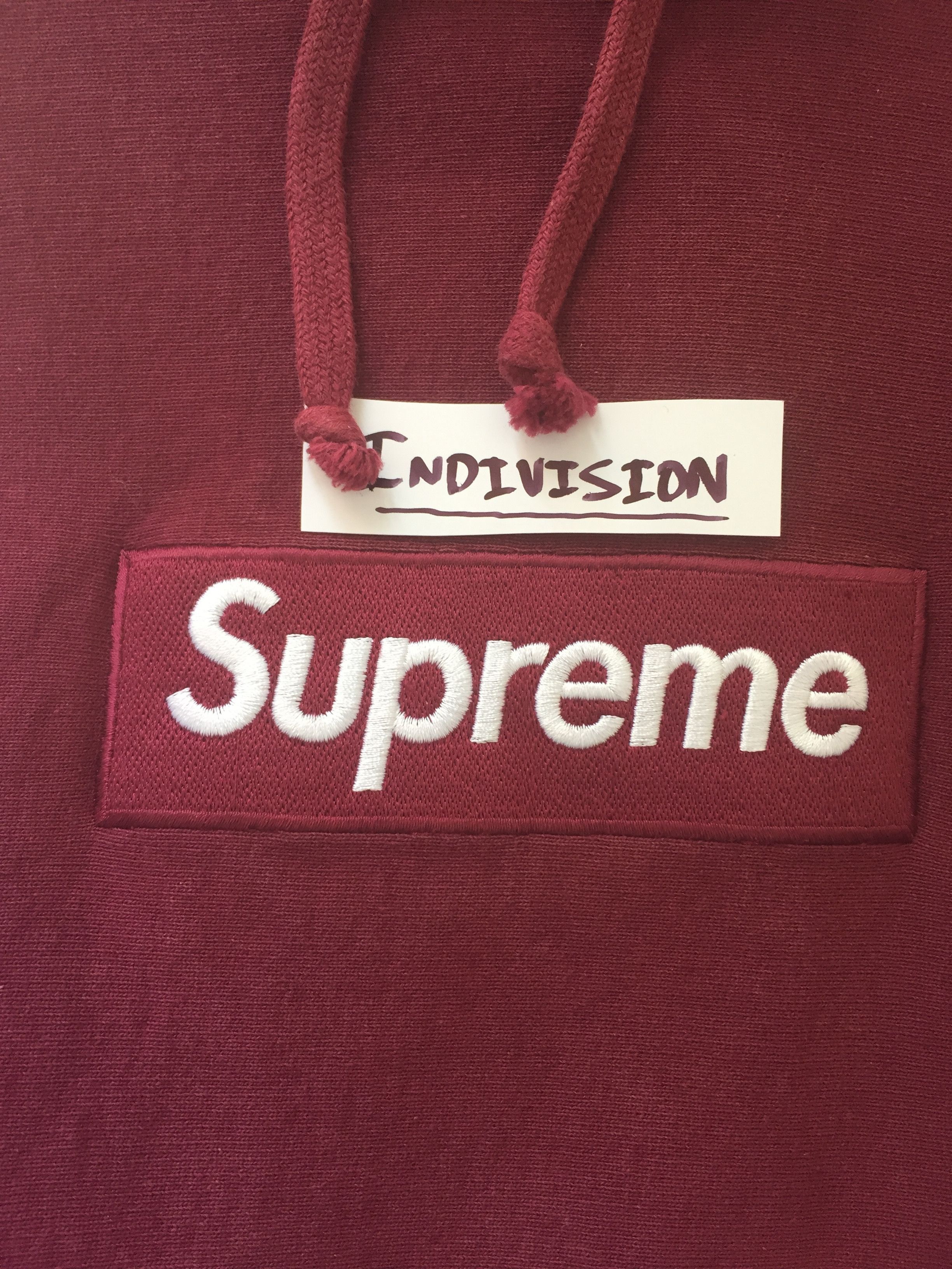 Supreme Burgundy Box Logo Hoodie FW11 Grailed