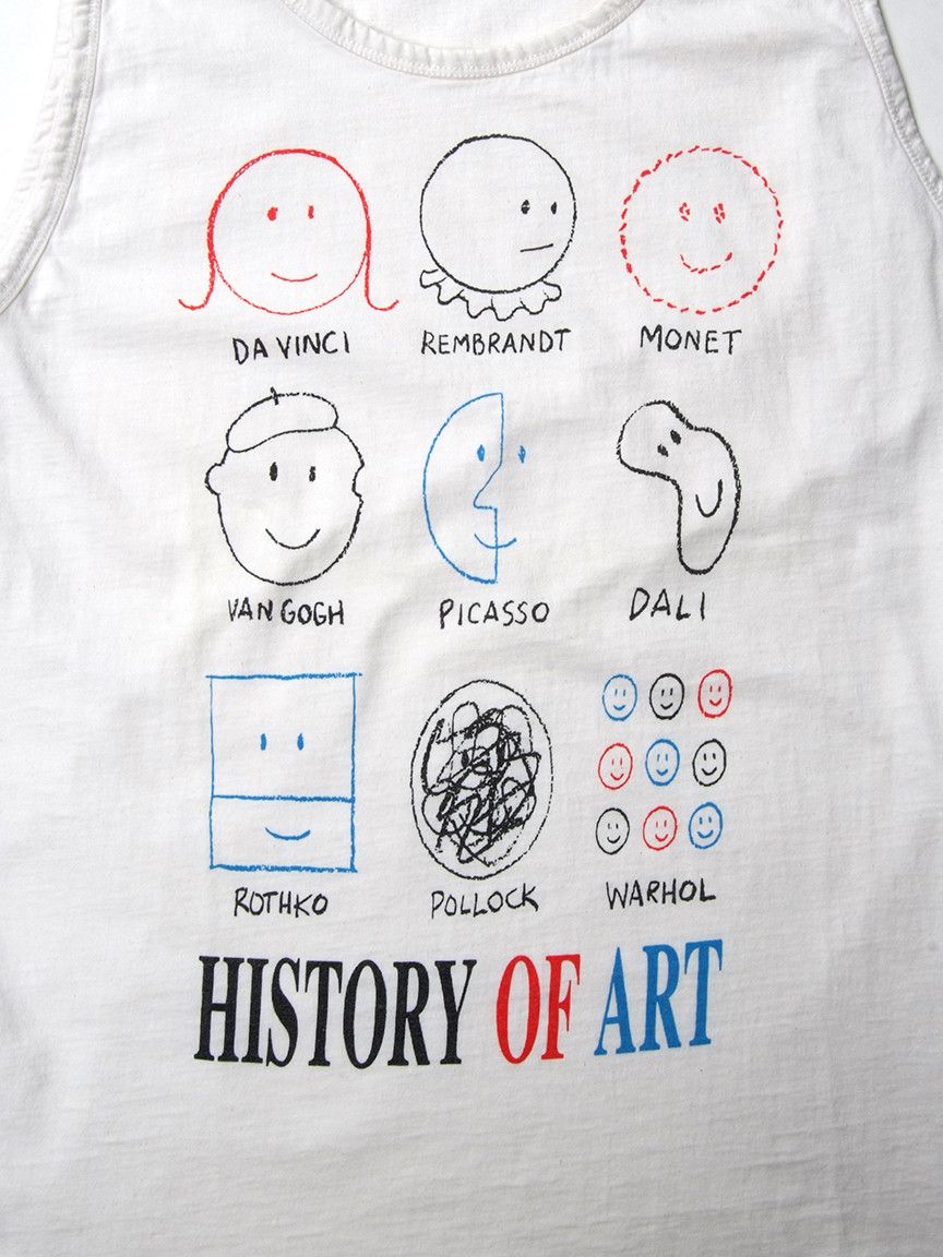Other Vintage 90's History Of Art Portrait Tank Top Sleeveless Size US S / EU 44-46 / 1 - 2 Thumbnail