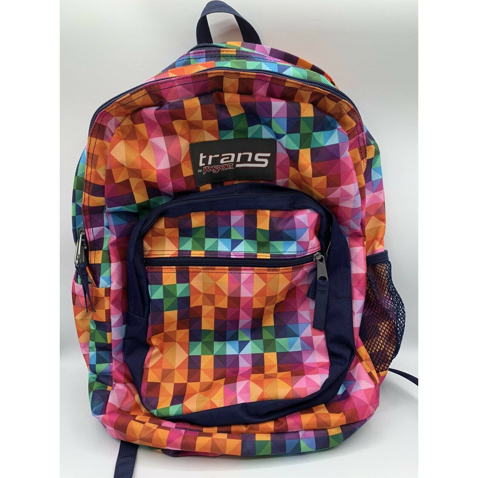 Jansport Trans By Jansport Multi Color Geometric Backpack Grailed