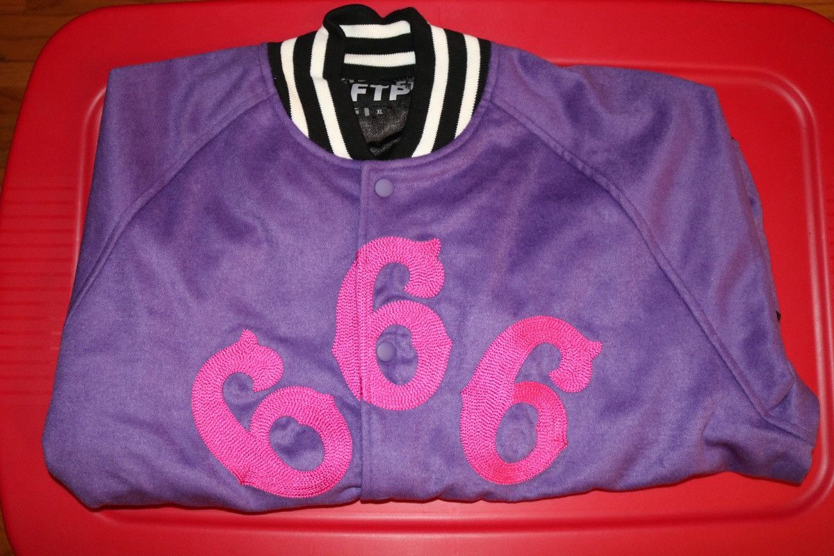 FTP 666 Gino Varsity Jacket Purple