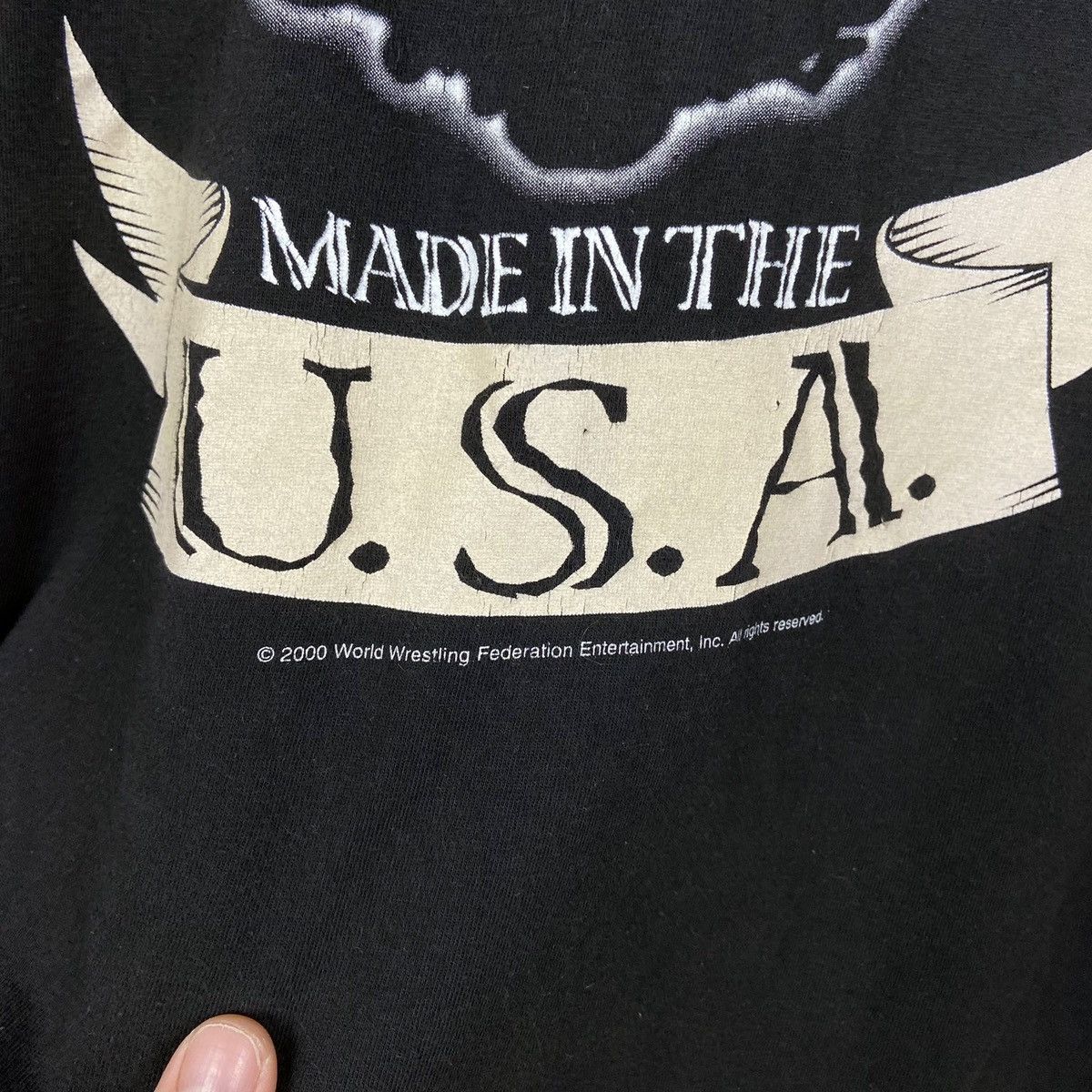 WWE Vintage Y2K 00’s Undertaker American Badass rare tee WWE Size US XL / EU 56 / 4 - 4 Thumbnail