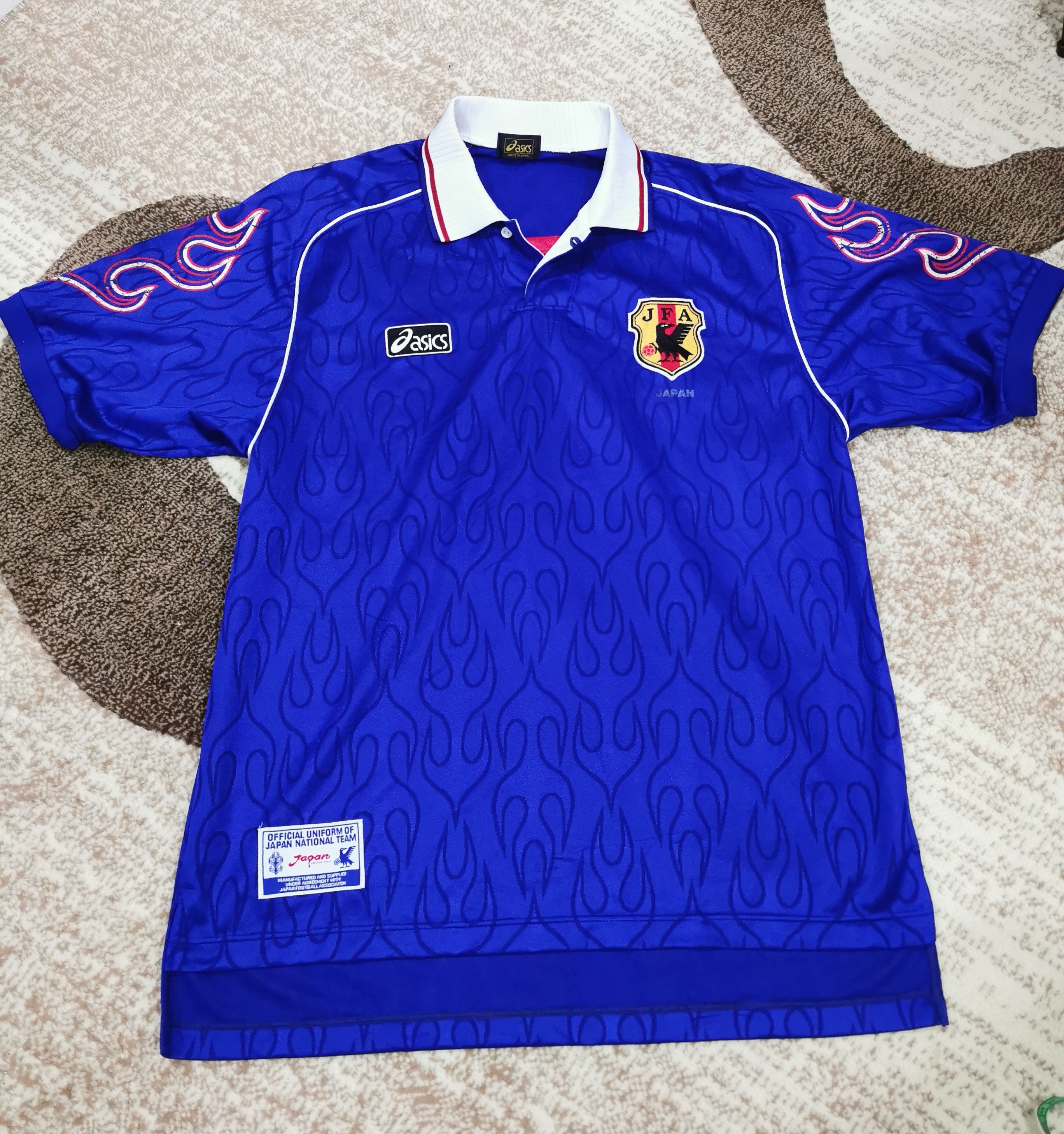 Asics 1998 Japan Football Shirt Jersey World Cup | Grailed