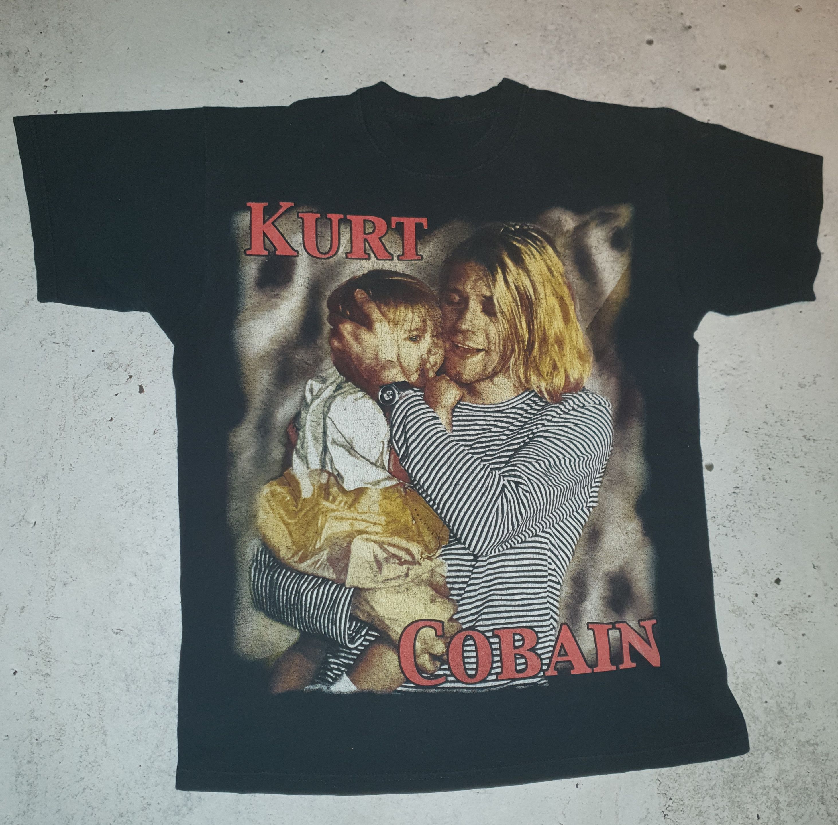 Vintage NIRVANA KURT COBAIN 90's T SHIRT | Grailed