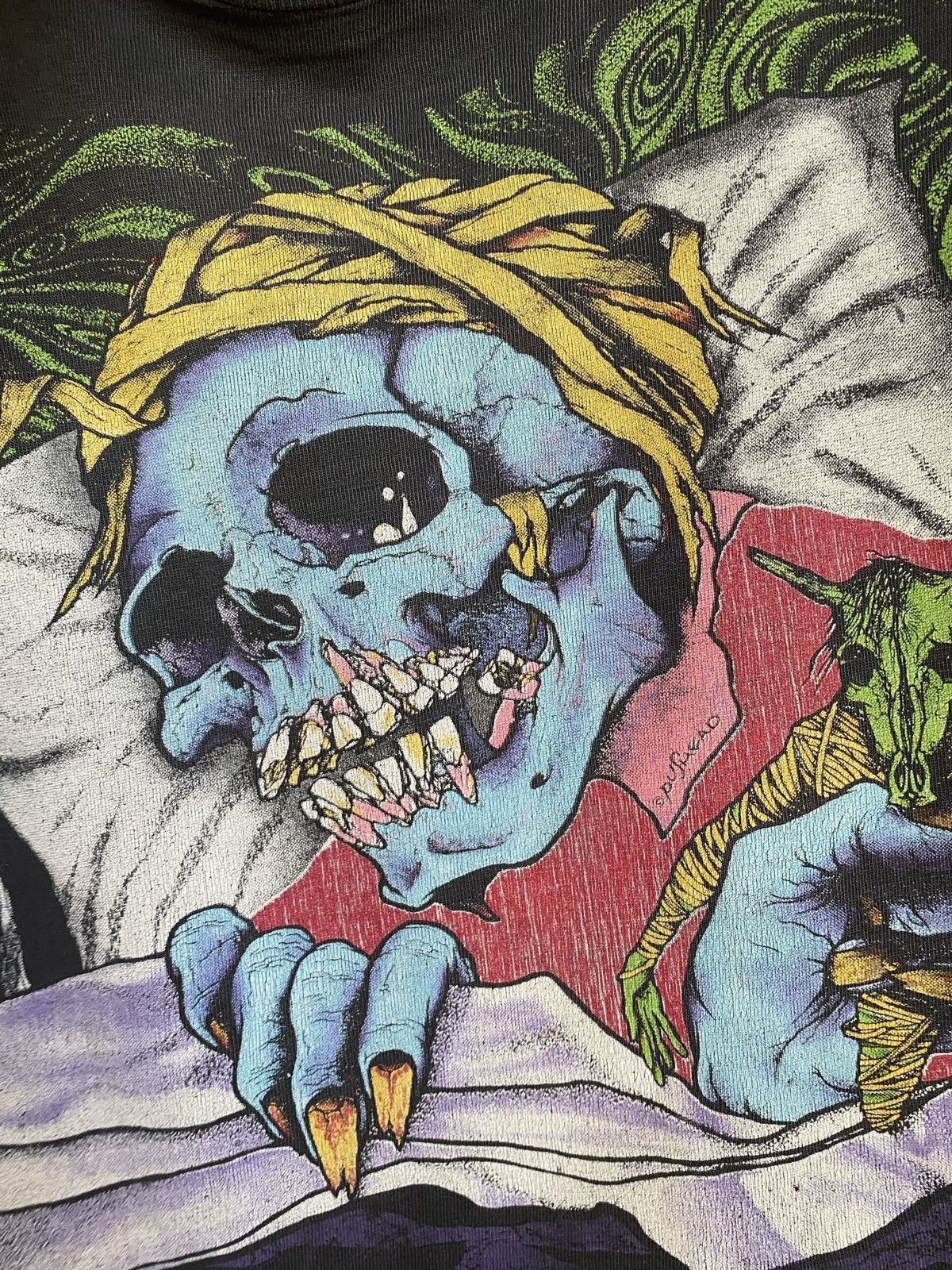 Vintage 1990 Rare Pushead Tee